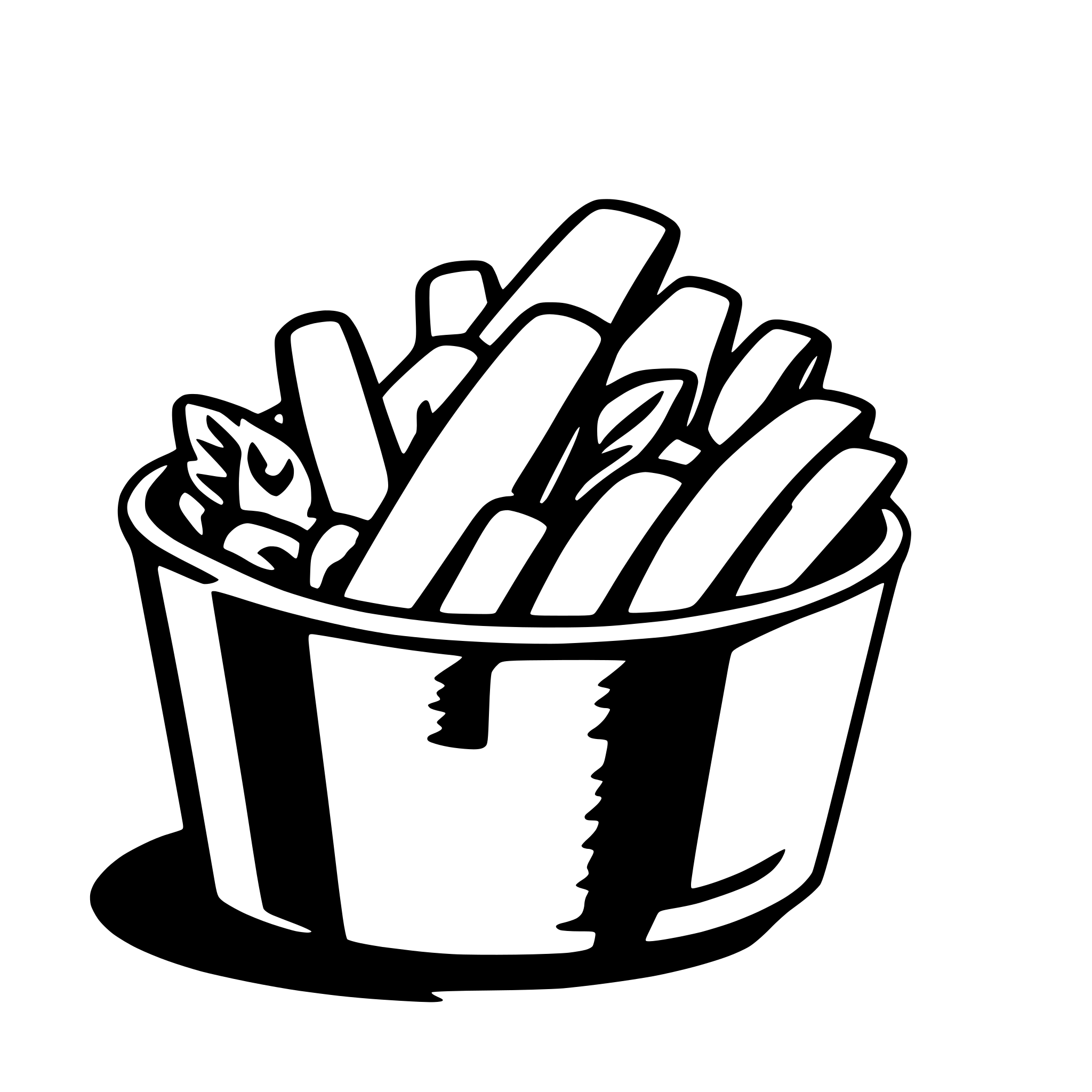 AI-generated SVG of 'french fries'