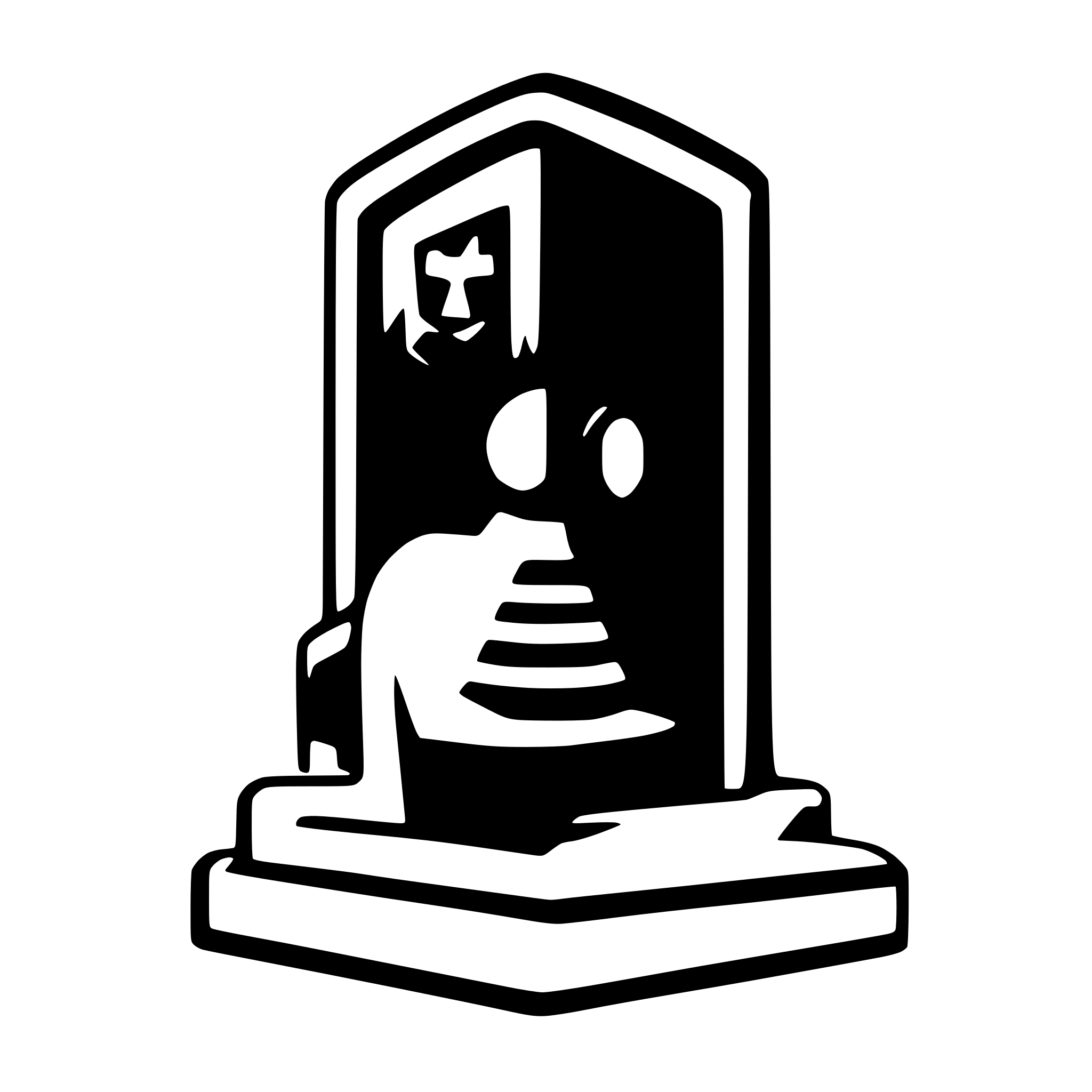 AI-generated SVG of 'very simple icon representing cybersecurity'