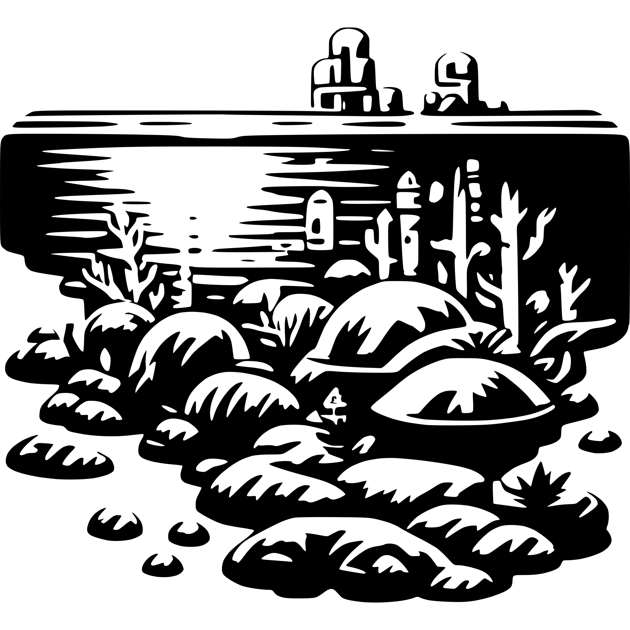 AI-generated SVG of 'underwater'
