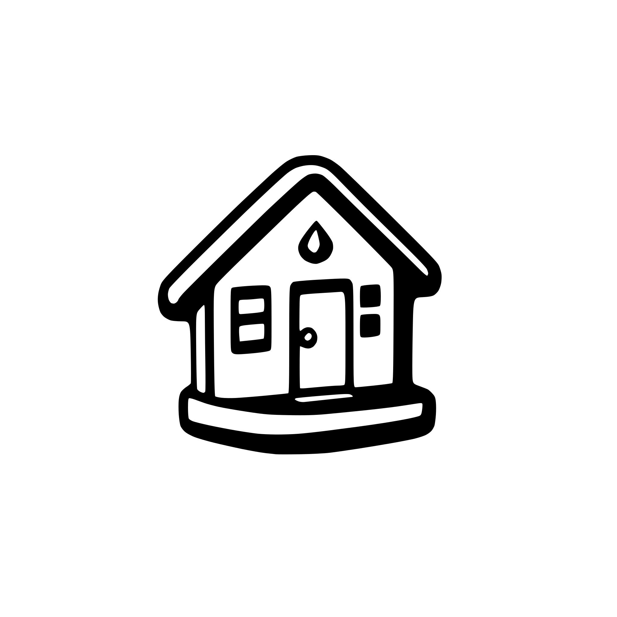 AI-generated SVG of a home icon
