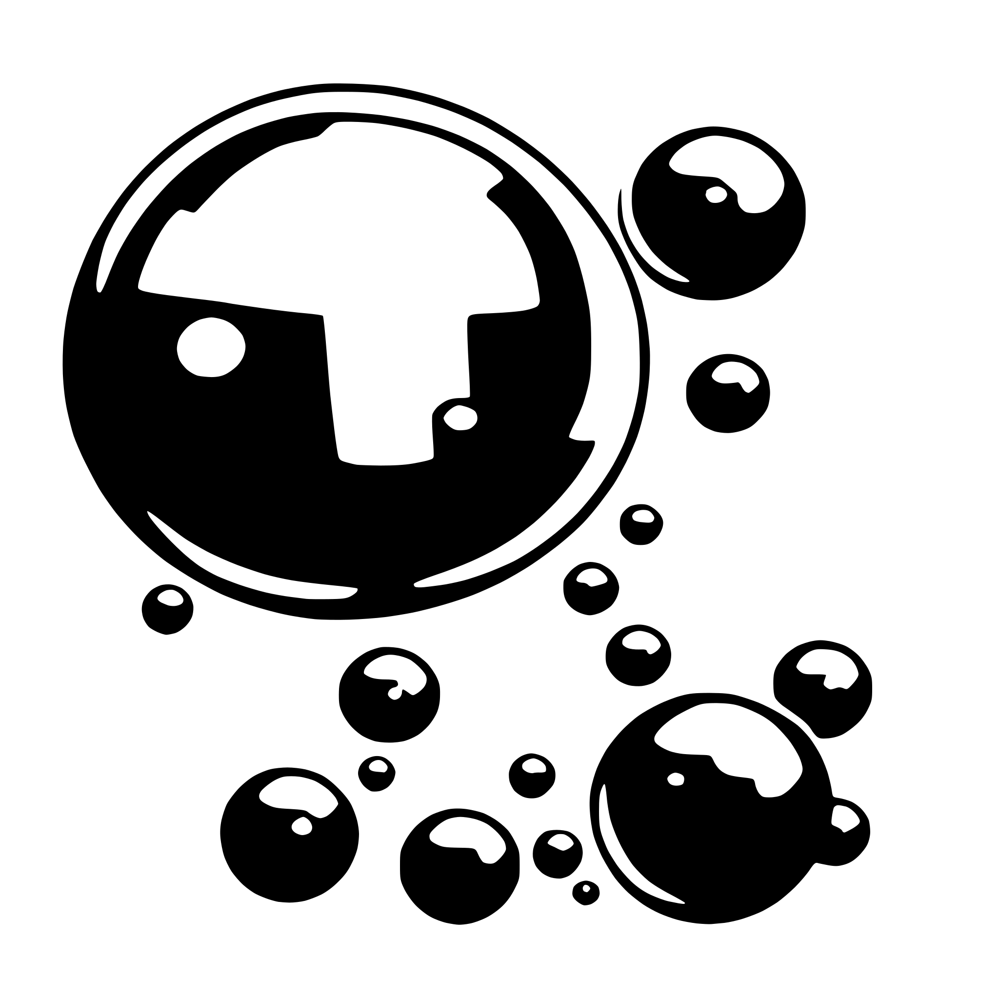 AI-generated SVG of a bubbles