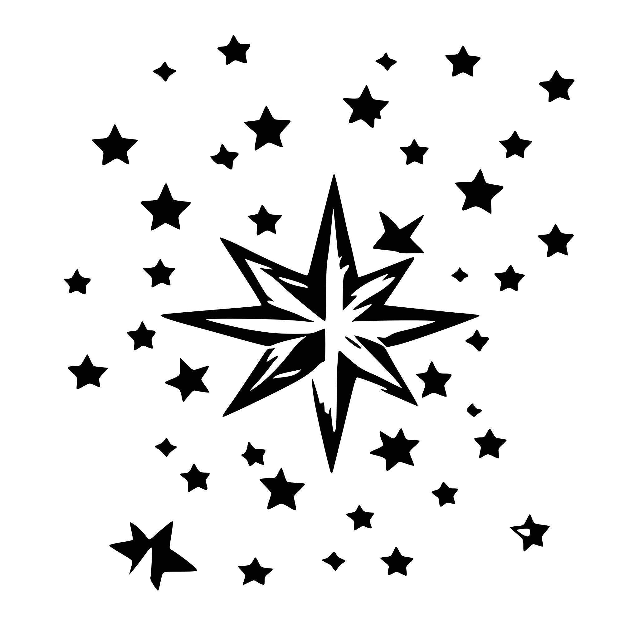 AI-generated SVG of a stars pattern
