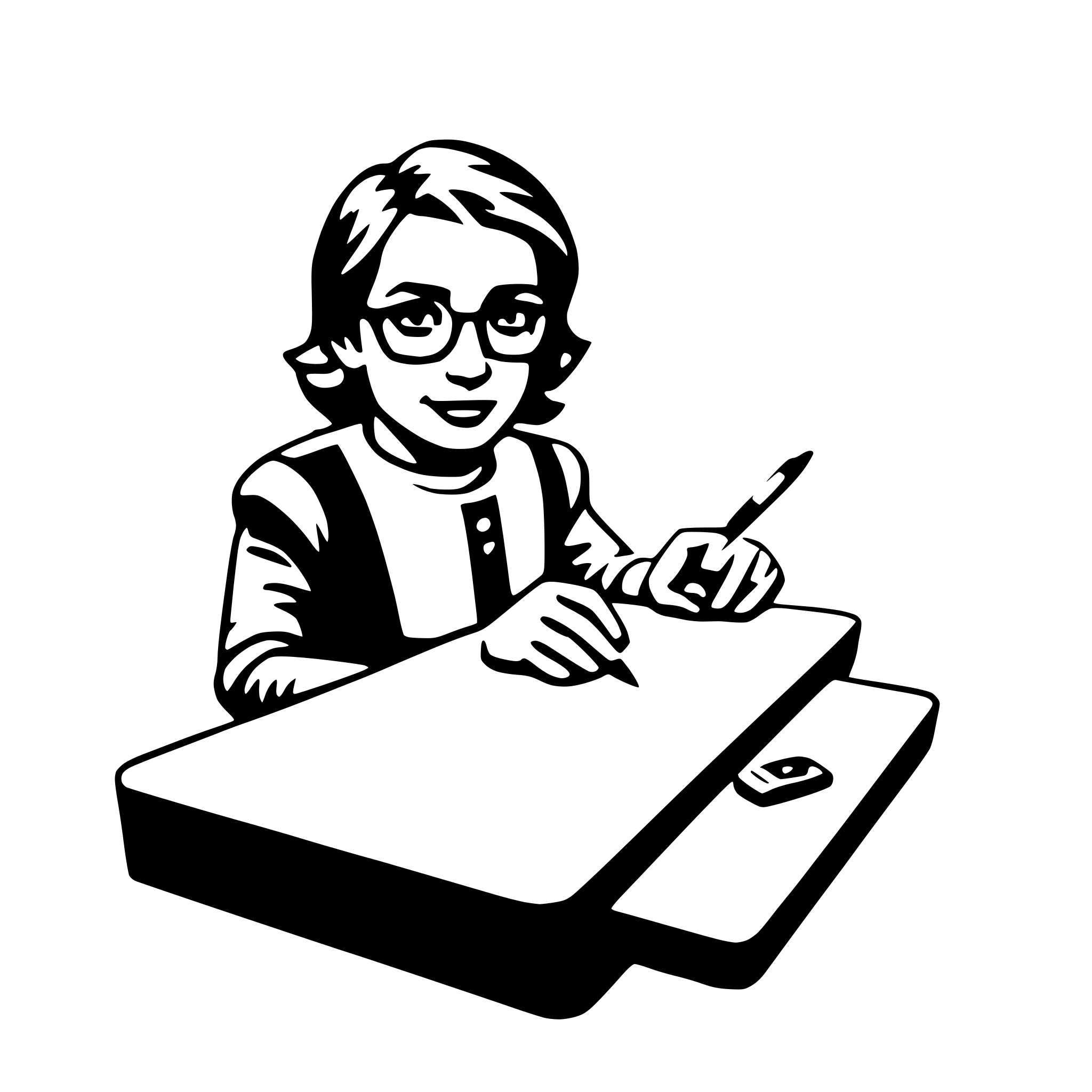 AI-generated SVG of 'editor'