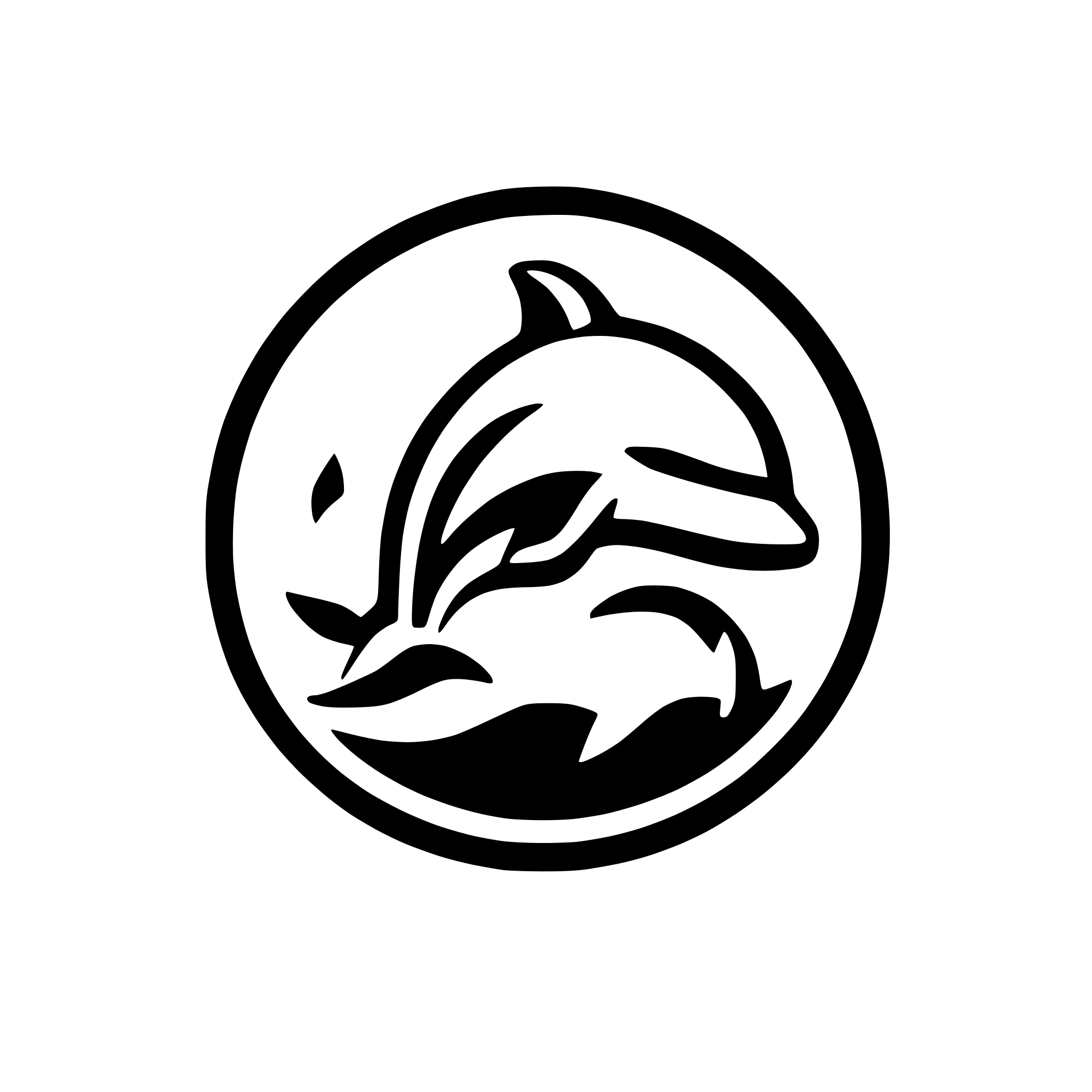 AI-generated SVG of a dolphin