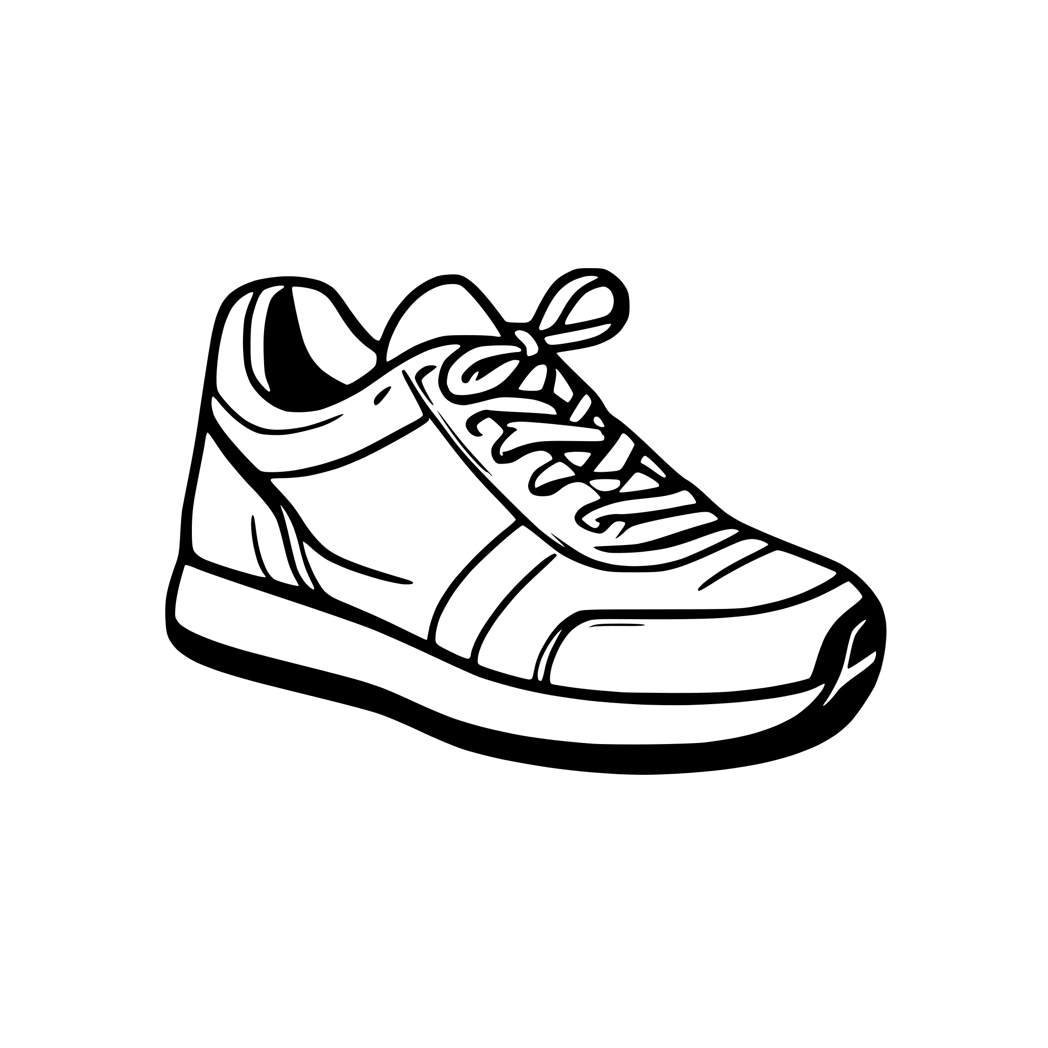 AI-generated SVG of a sneakers