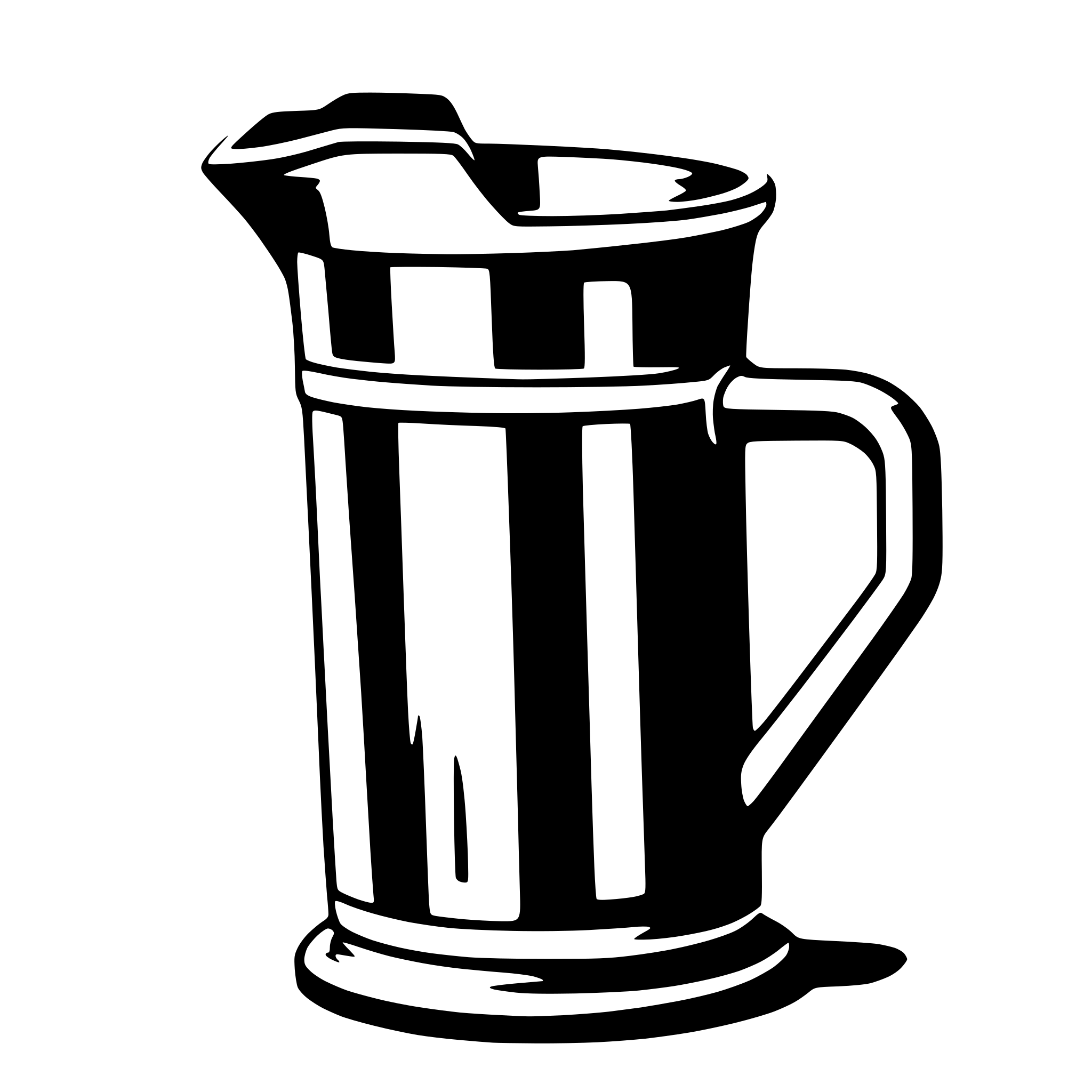 AI-generated SVG of a pitcher