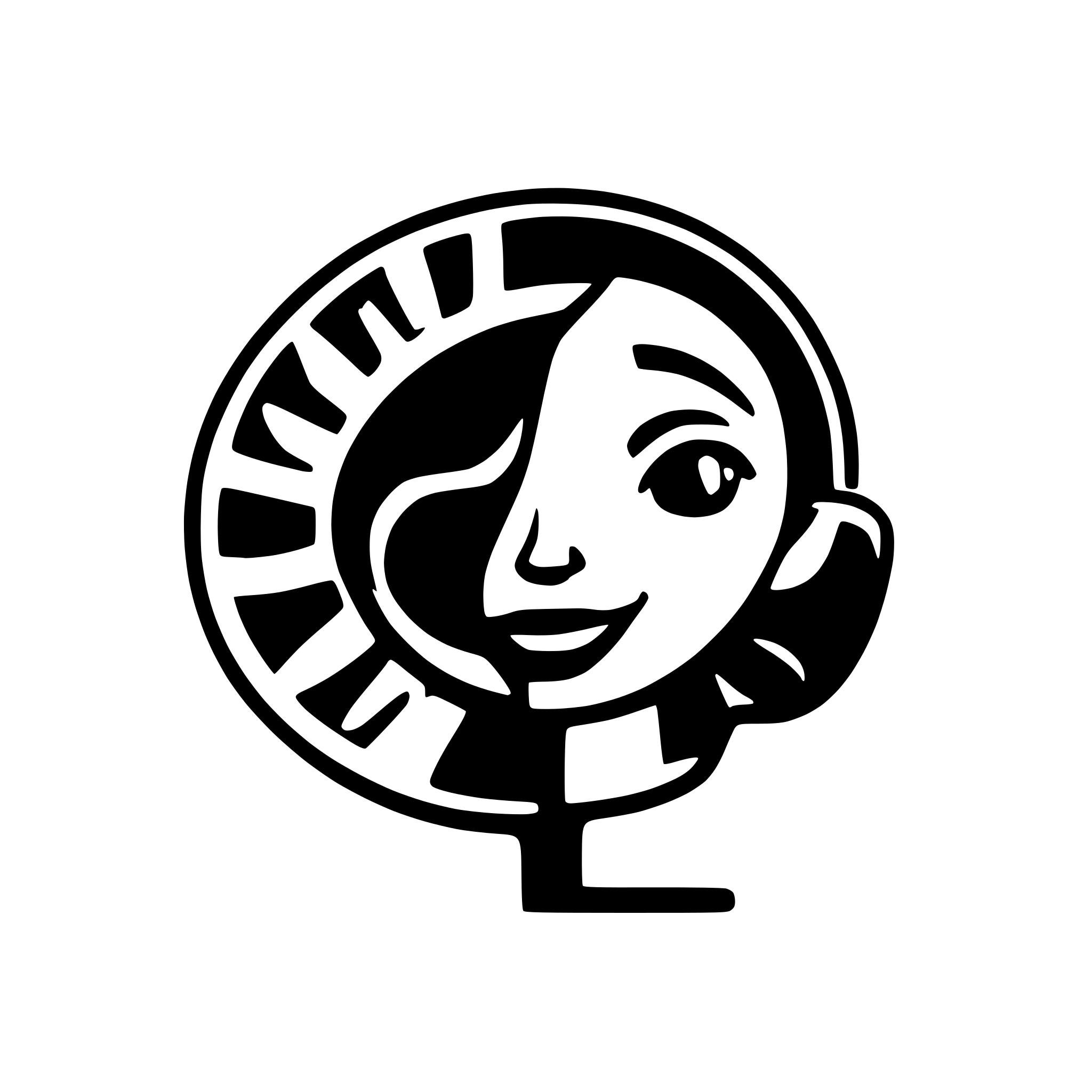AI-generated SVG of a A fan blowing air, simple icon, symmetrical Smile