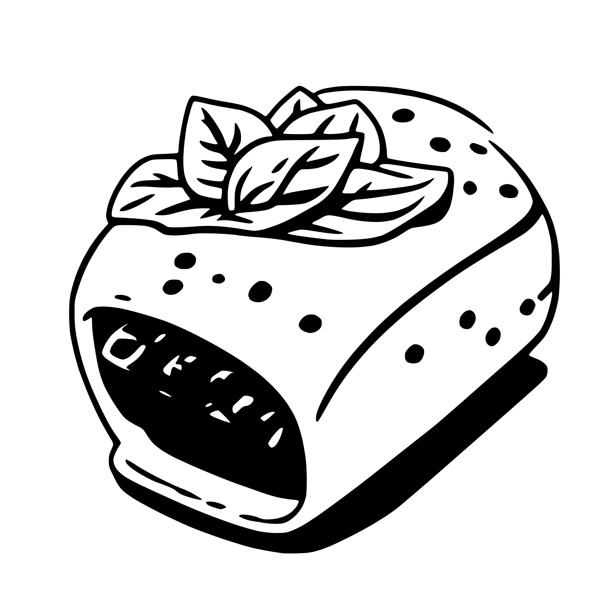 AI-generated SVG of 'burrito'
