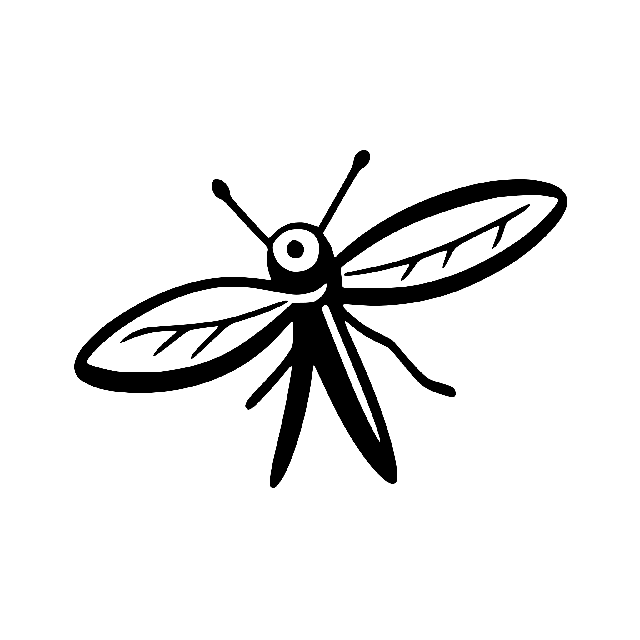 AI-generated SVG of 'mayfly insect'