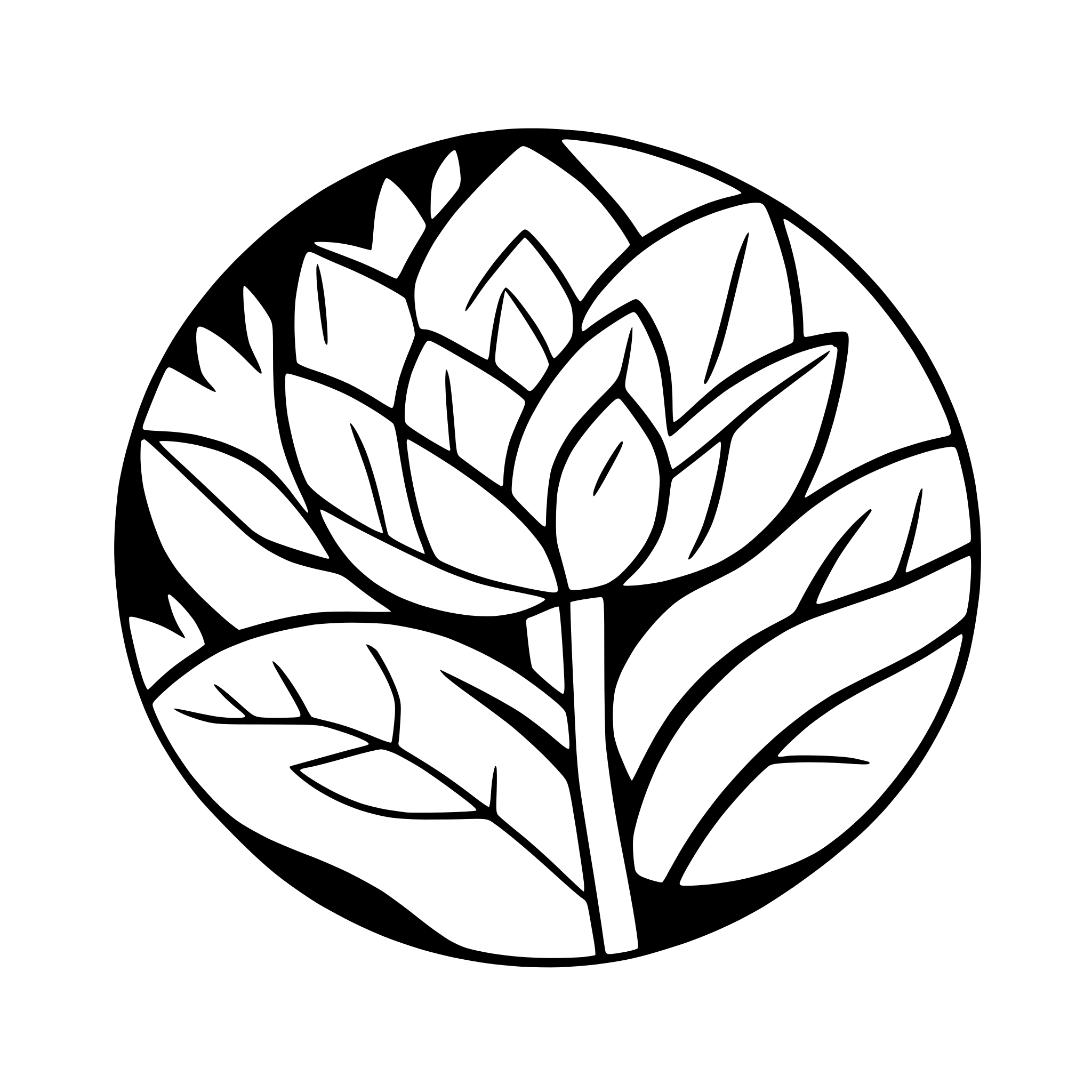 AI-generated SVG of 'mandala with floral patterns'