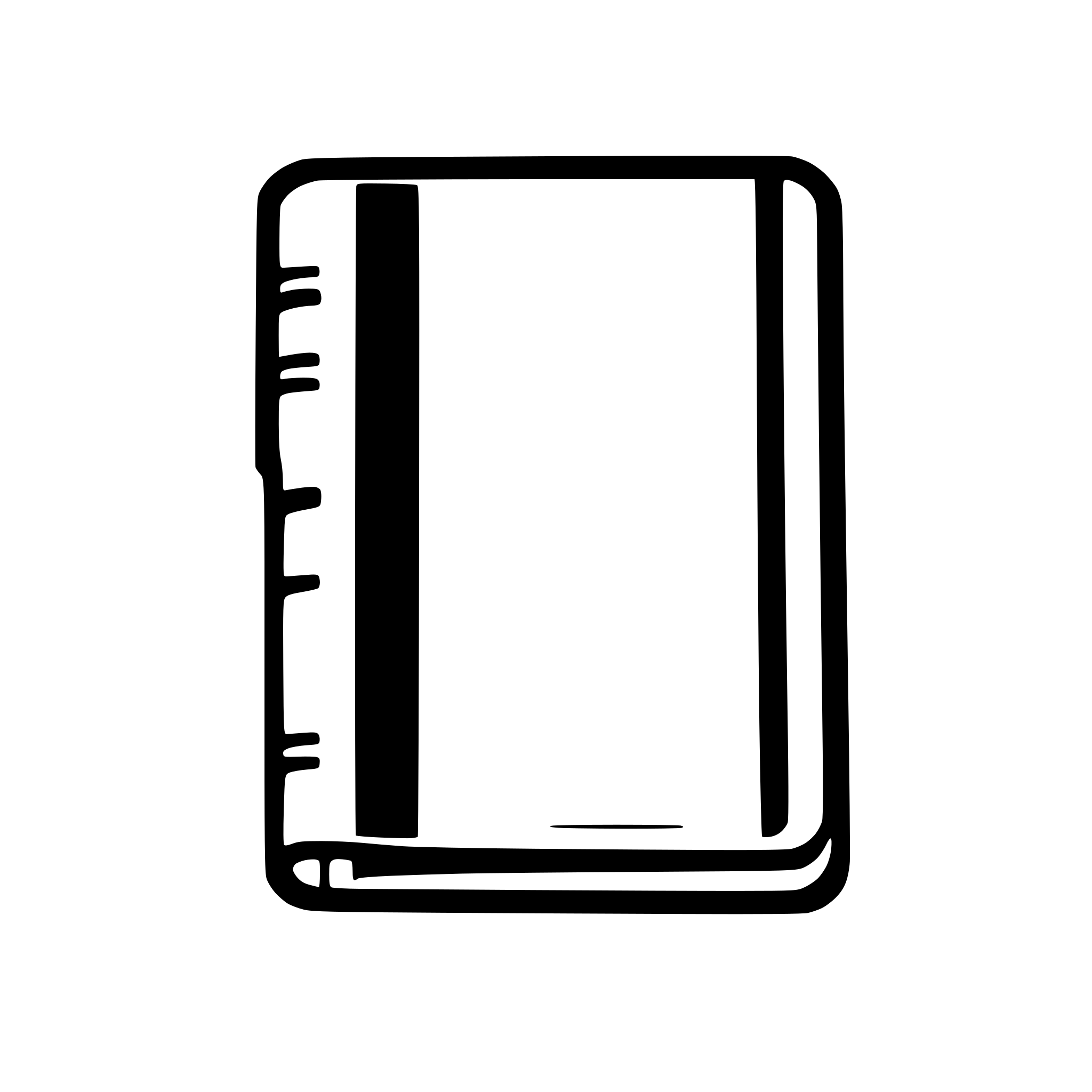 AI-generated SVG of 'side-view of bluerprint journal'