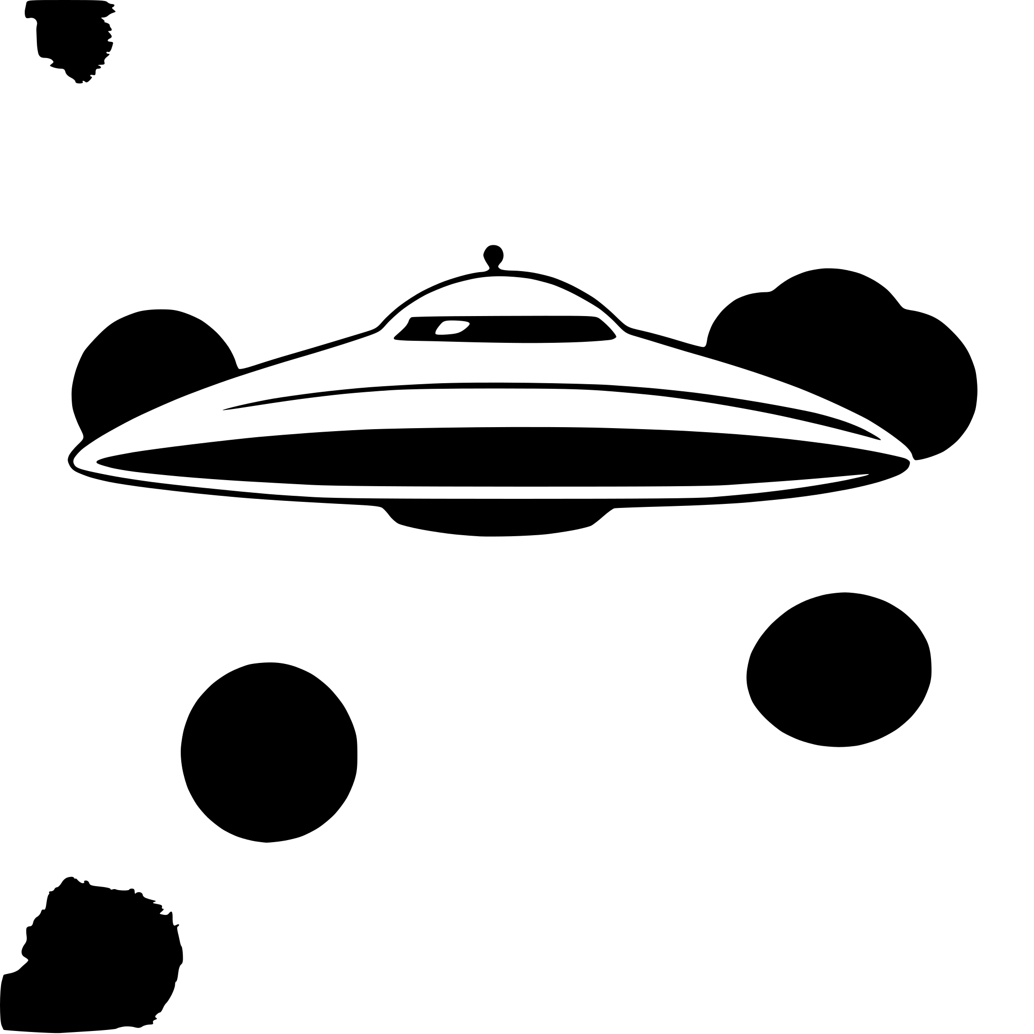 AI-generated SVG of a UFO Flying saucer simple flying overhead and imposing. White on black