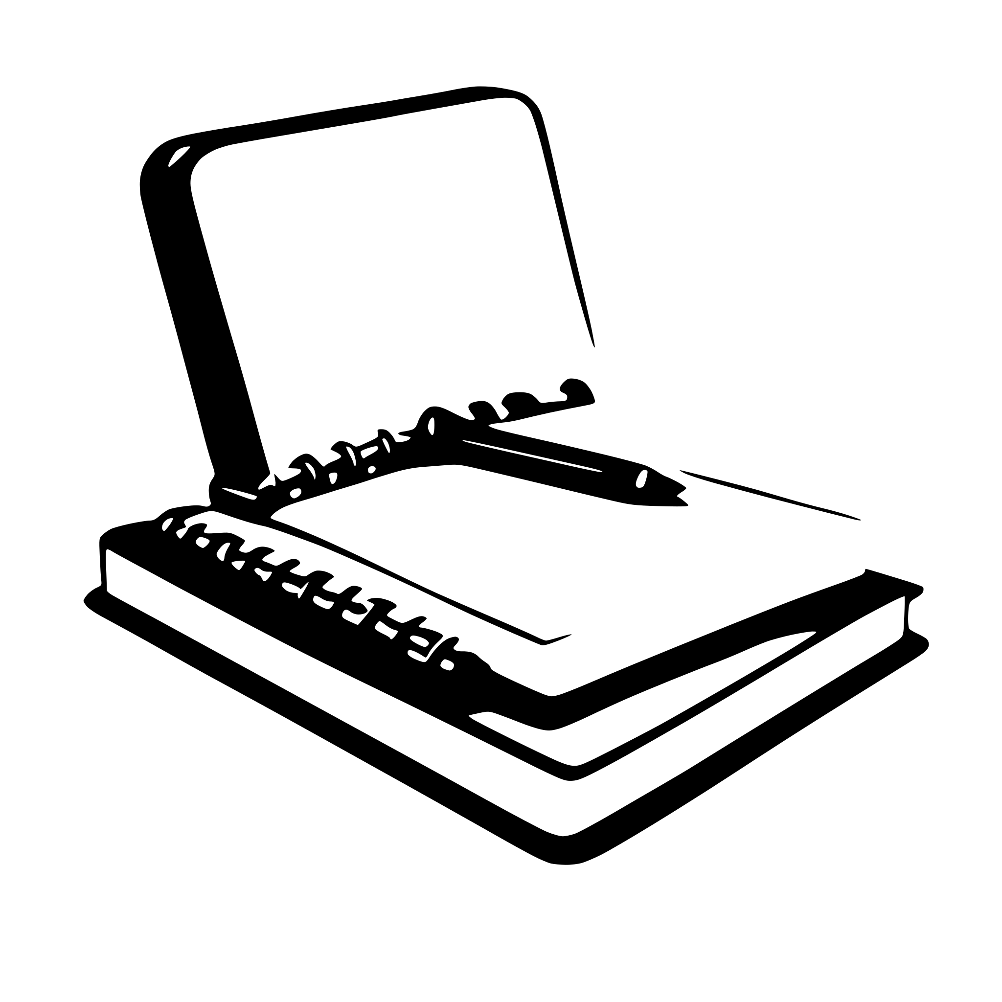 AI-generated SVG of a notebook