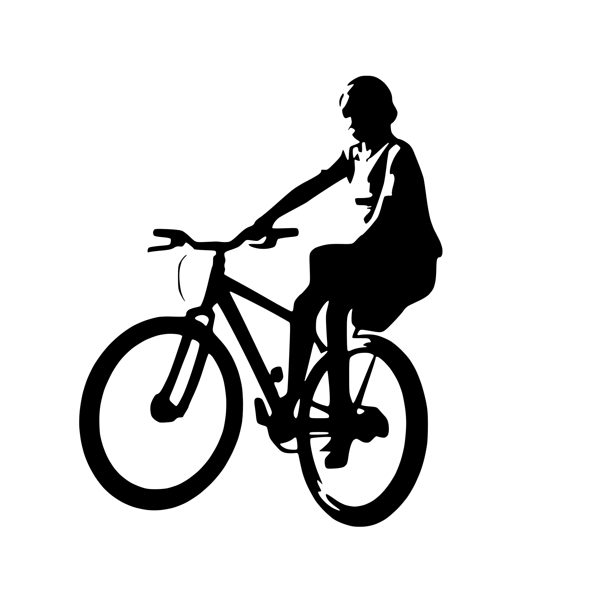 AI-generated SVG of 'mountainbike Optical distortion'