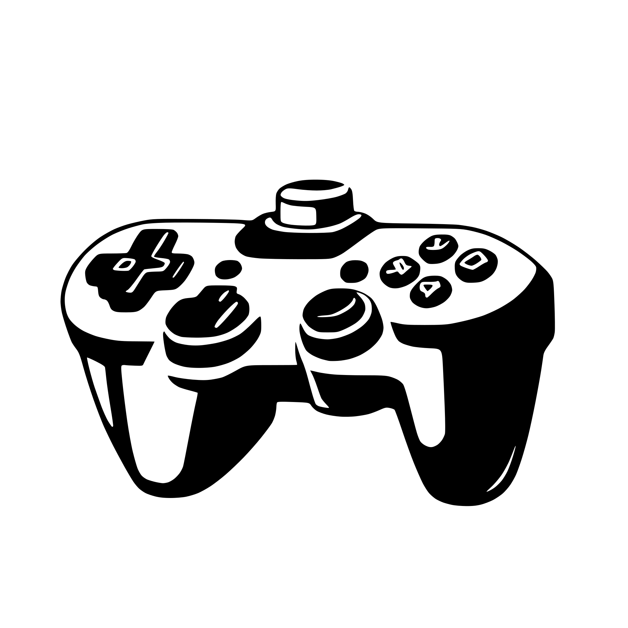 AI-generated SVG of 'game controller'