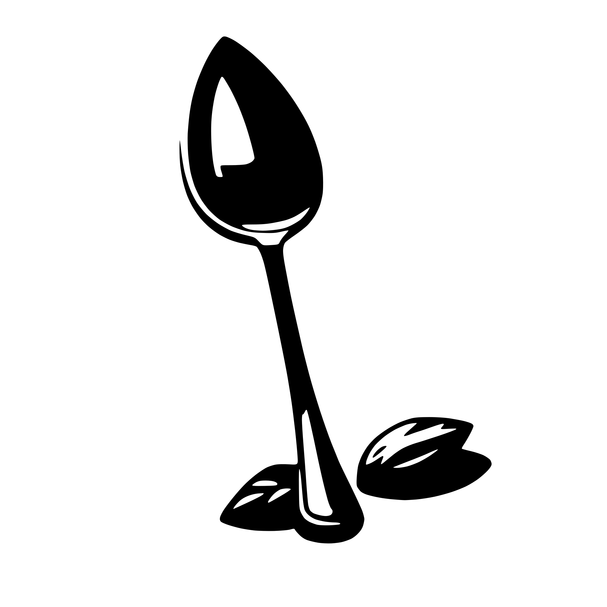 AI-generated SVG of a spoon
