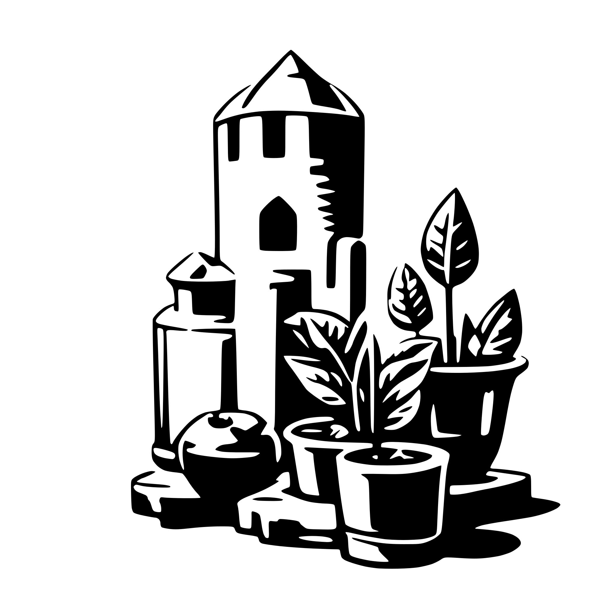 AI-generated SVG of a 签桶