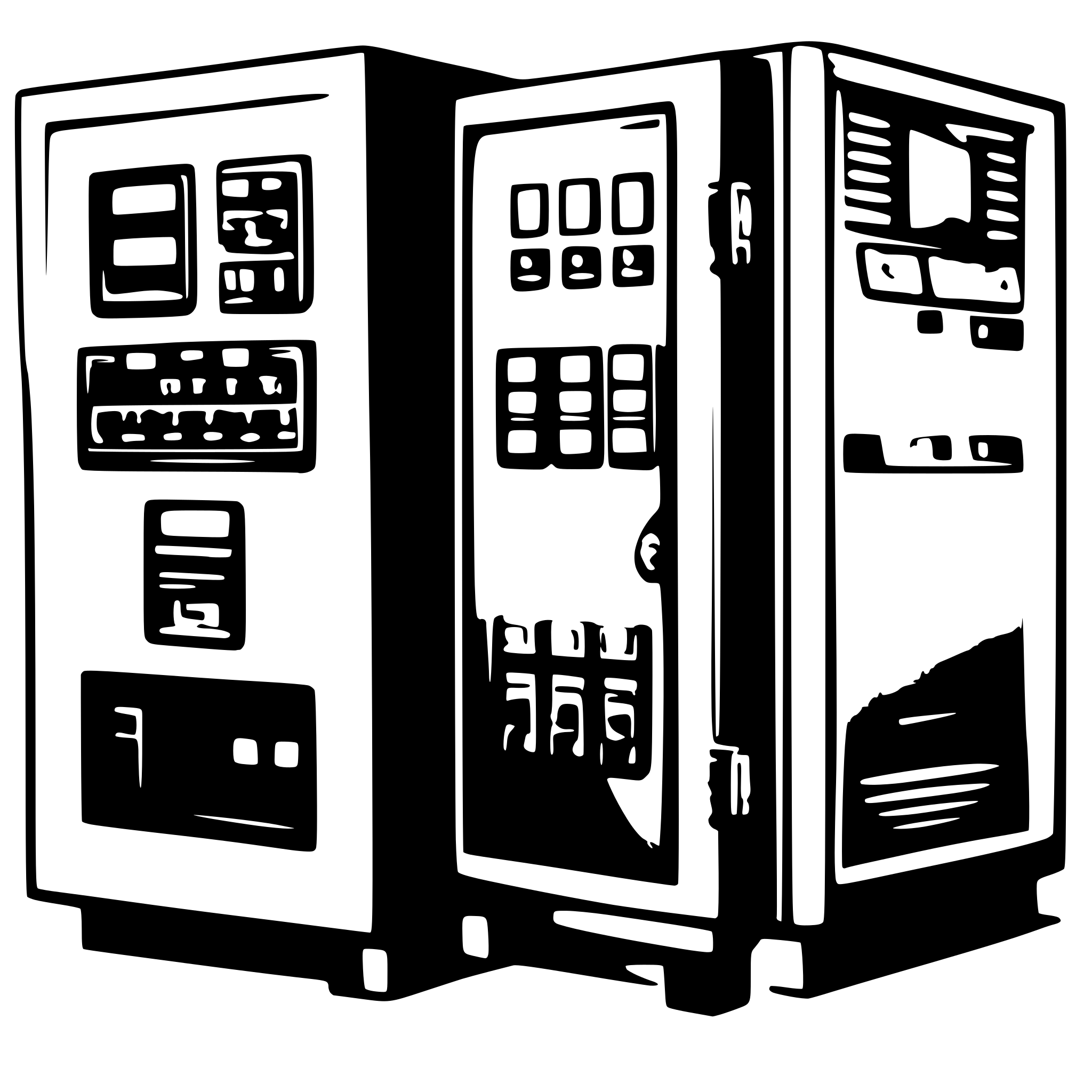AI-generated SVG of a electrical cabinet 2d color front view