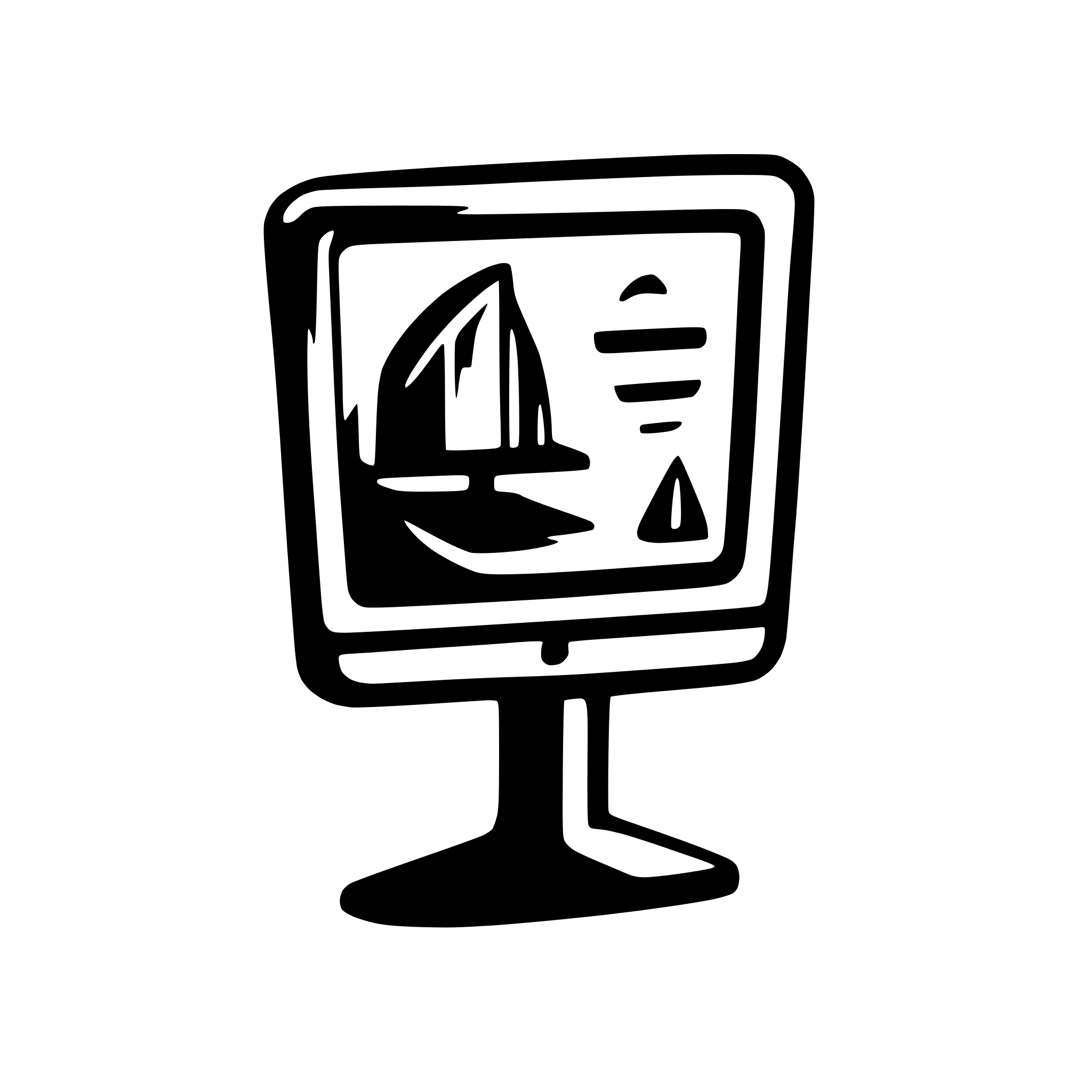 AI-generated SVG of a times icon inside an pc monitor