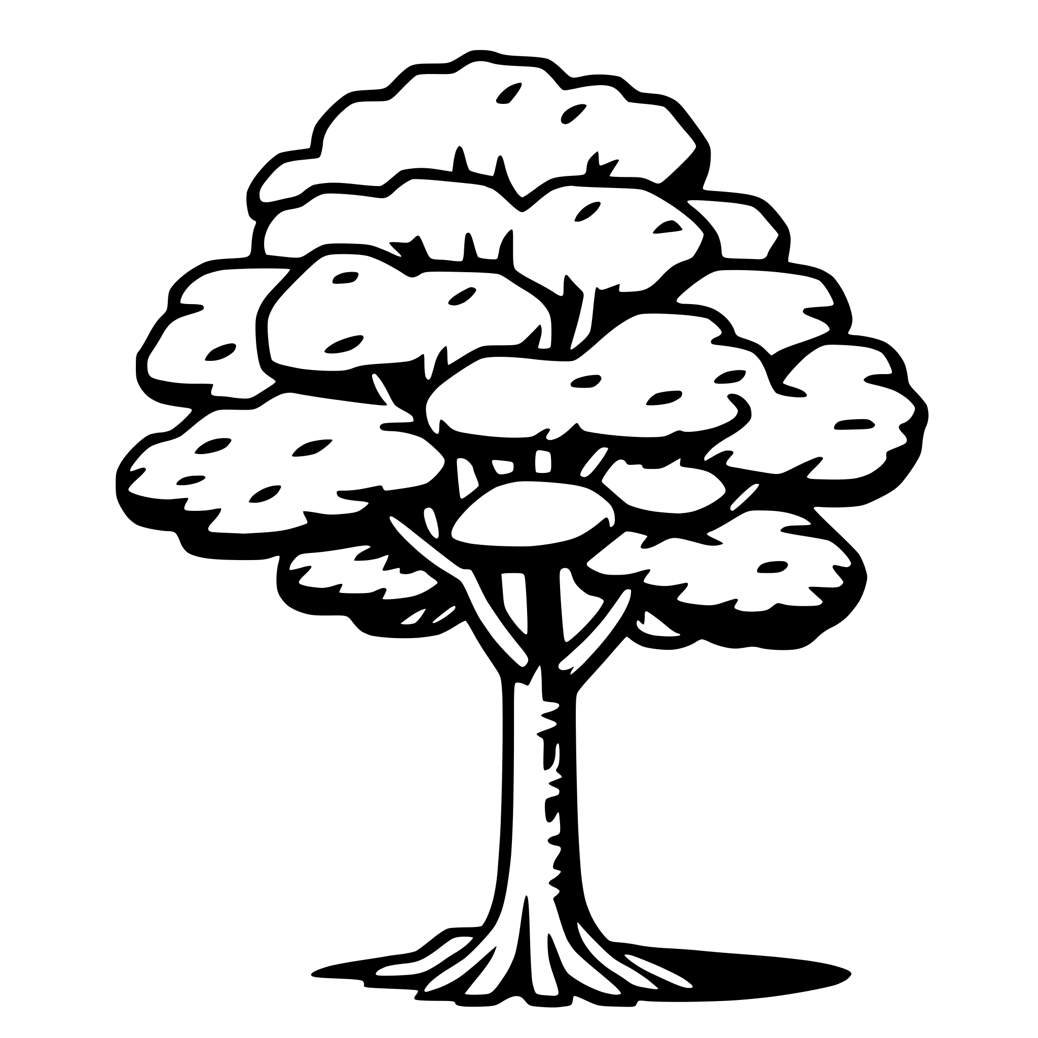 AI-generated SVG of 'elder tree'