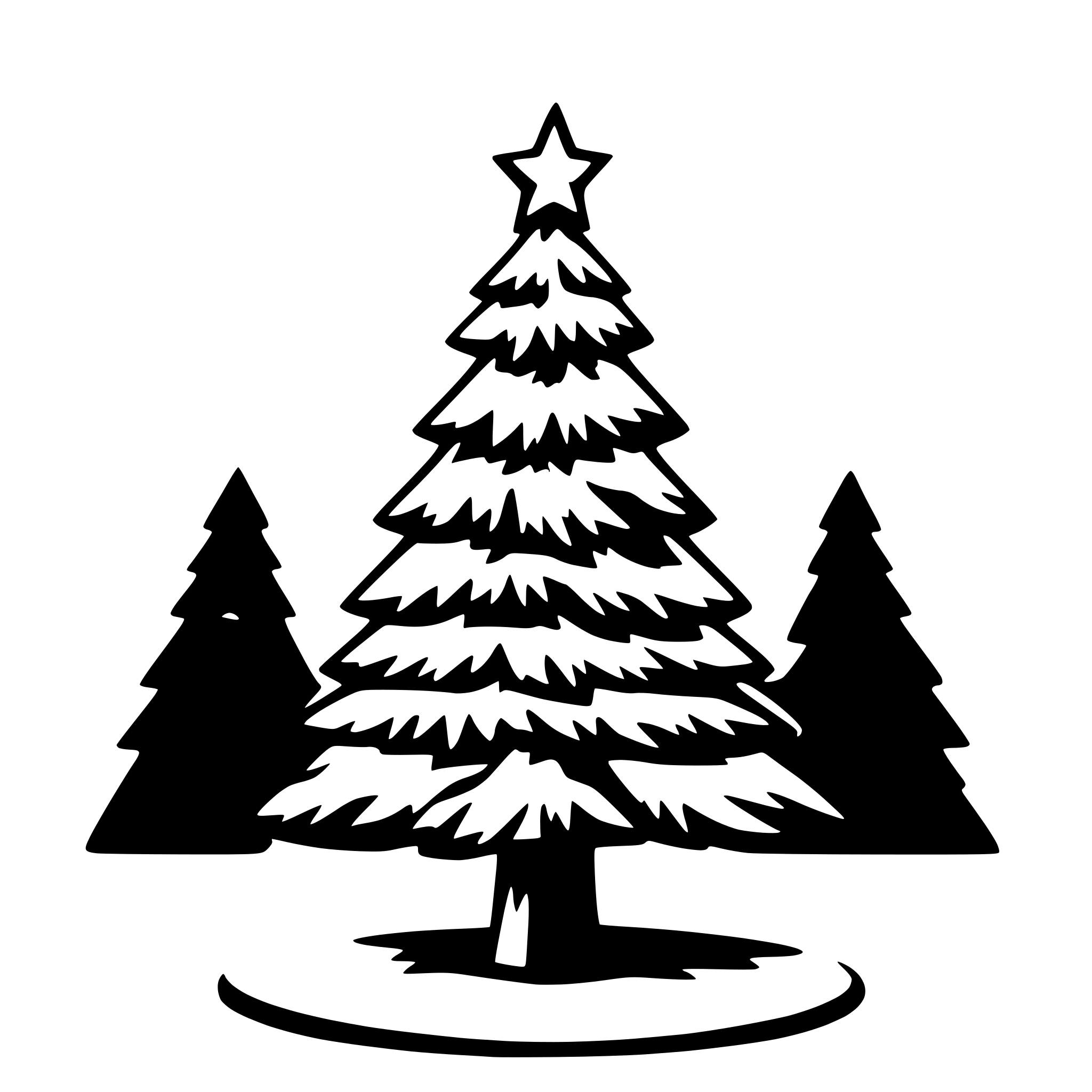 AI-generated SVG of 'christmas tree zoey'