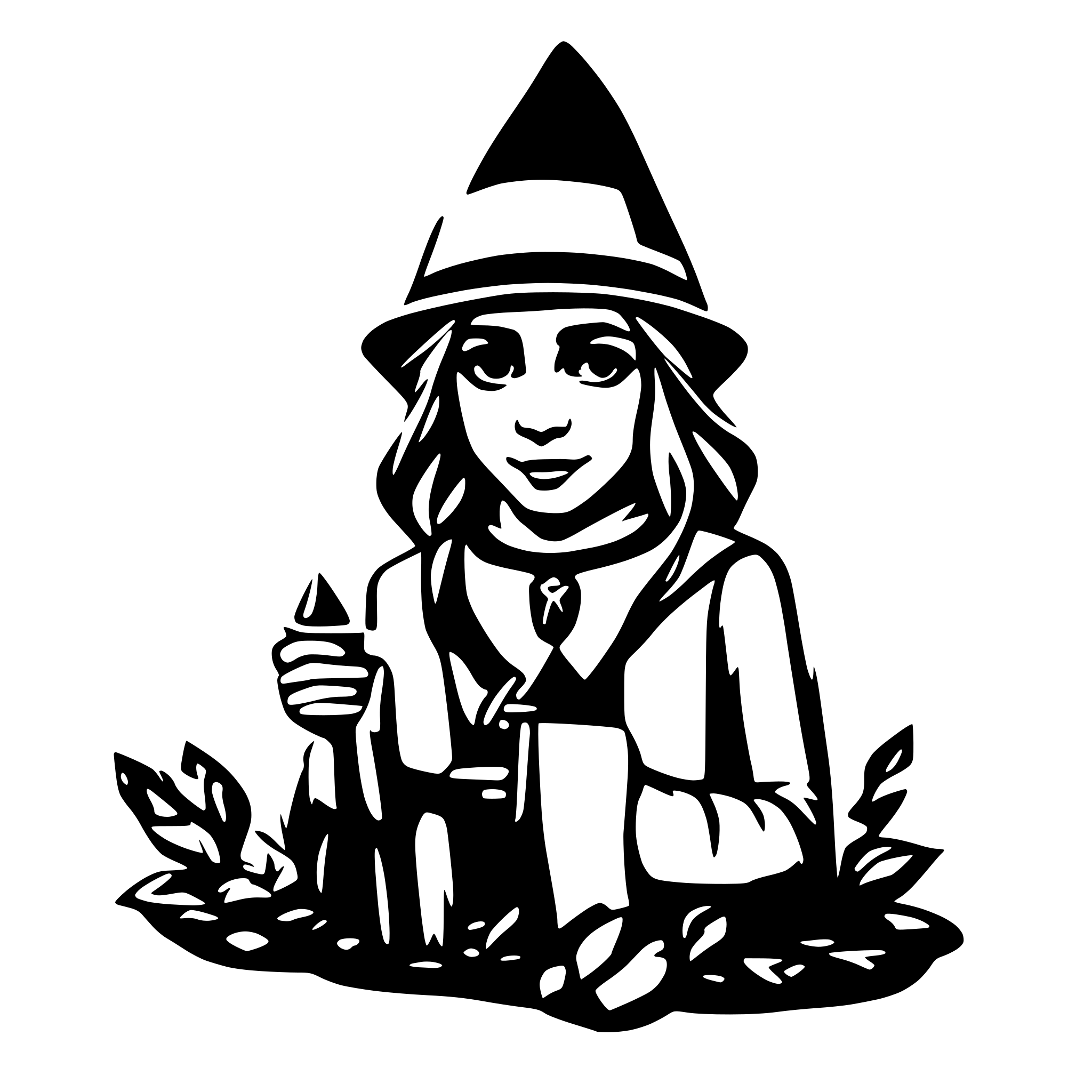 AI-generated SVG of 'elf magic'