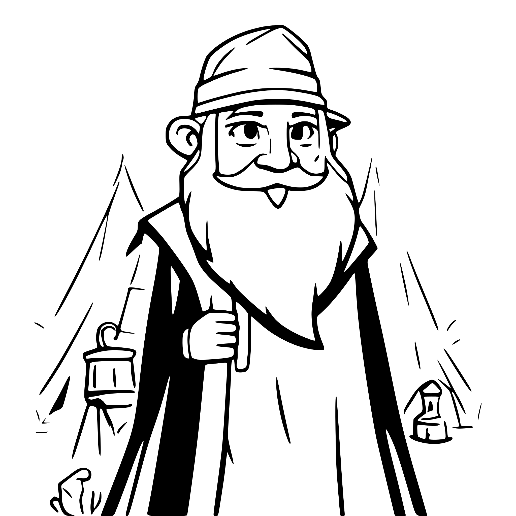 AI-generated SVG of a using Tales of the Valiant lore: Aging, taller than average for gnomish smallfolk sorcerer from Willowbrook who's a homesteader standing next to a 2-person tent