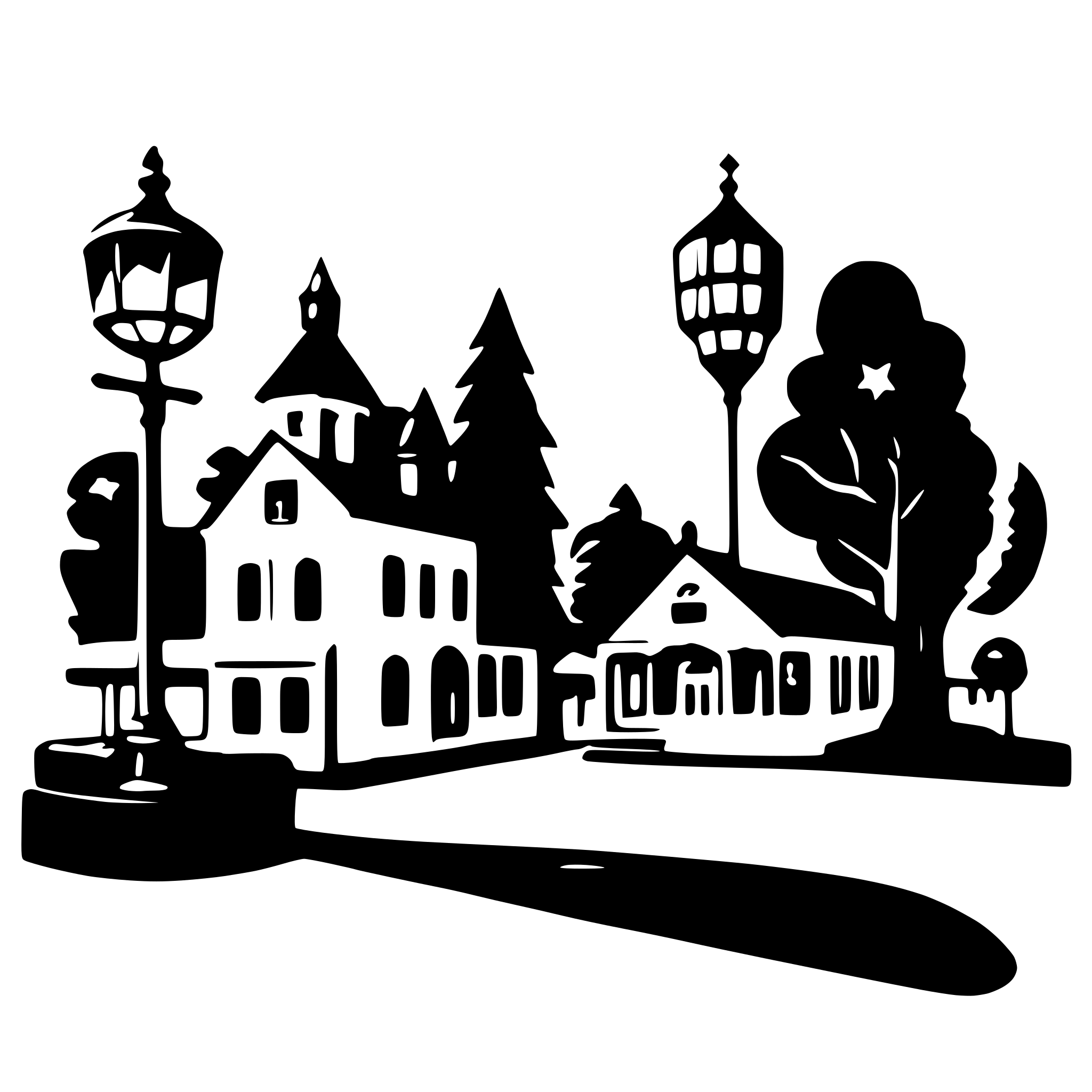 AI-generated SVG of a Stars Hollow