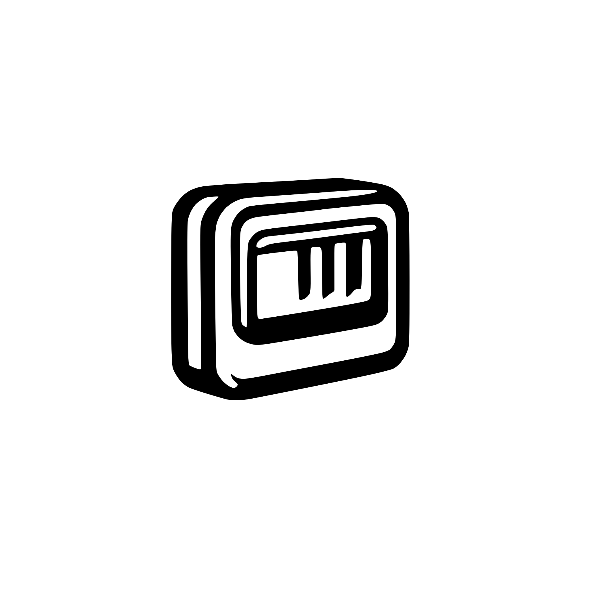 AI-generated SVG of a Loading icon in the form of a white rectangle with rounded corners with a 3D effect, on top of this rectangle is yellow. Inside the rectangle on top is a yellow inscription "OOPS", at the bottom of the rectangle is a loading indicator in the form of a rectangle with a white background and a black outline with small rectangles inside - the rectangles are black.