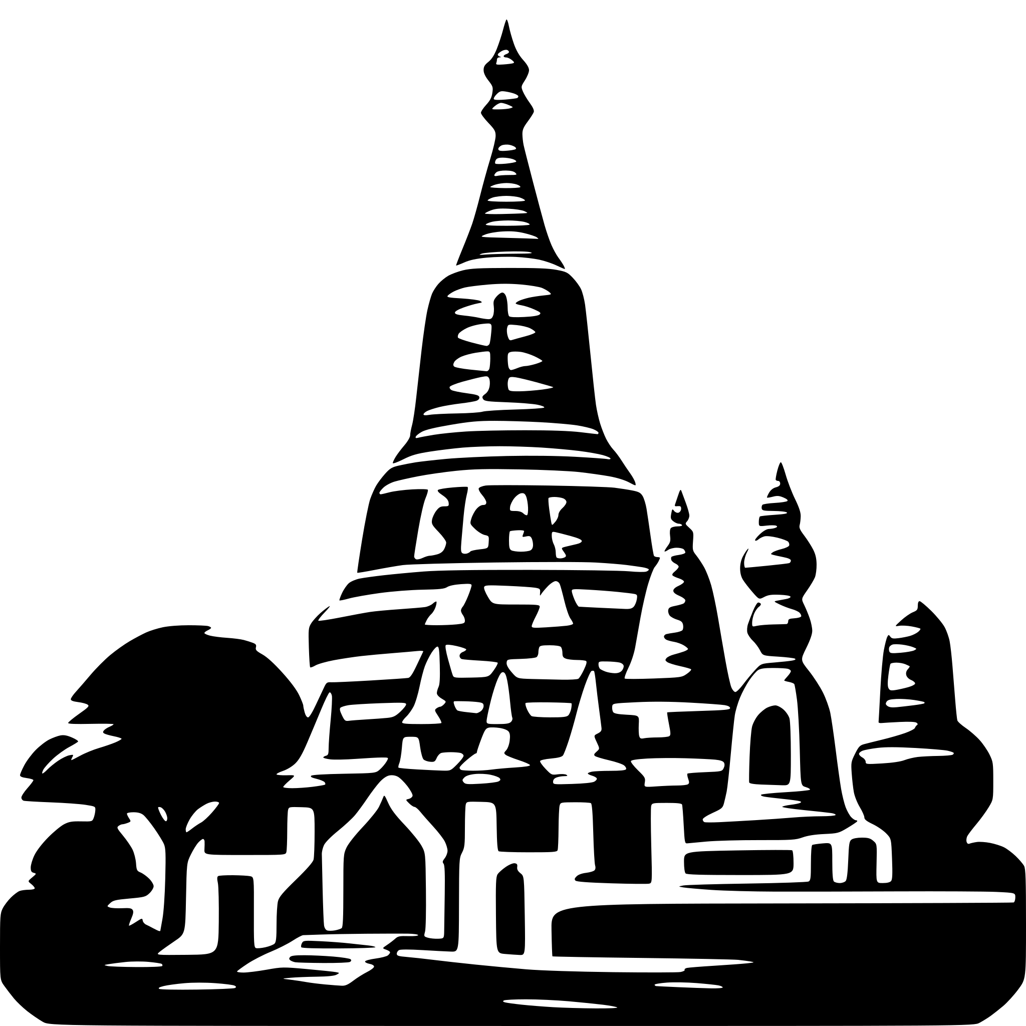 AI-generated SVG of 'Bagan pagoda'