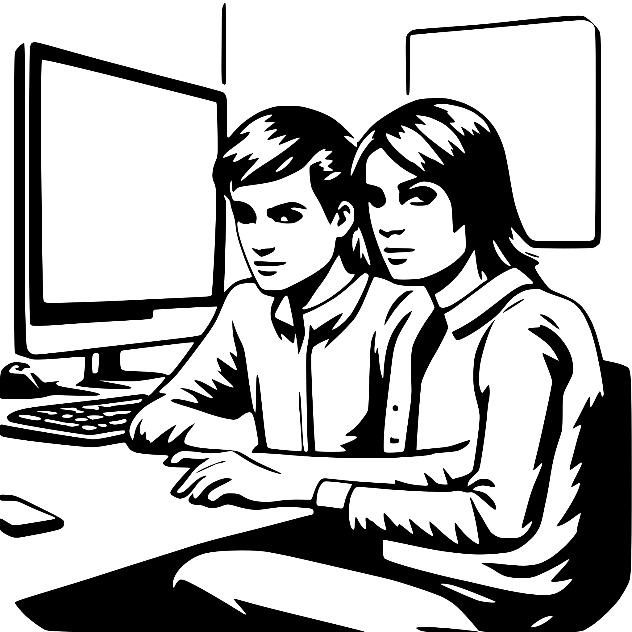 AI-generated SVG of 'programmer all center'