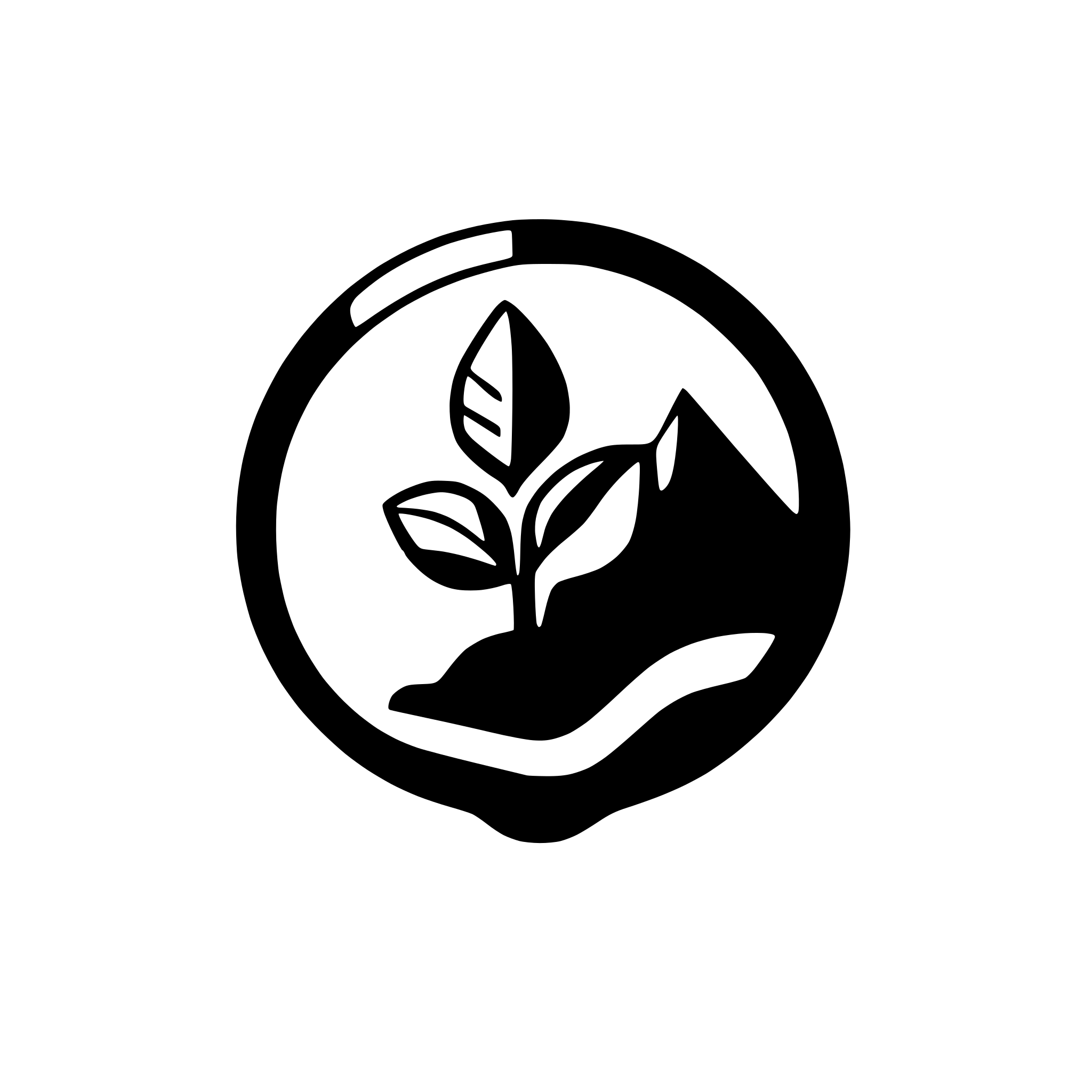 AI-generated SVG of a A minimalist and modern logo for a prepper inventory management web application called "ResilientApp". The logo should be simple and work well in both light and dark themes. Design elements to include:  Main elements: - A stylized house/shelter icon with a shield or protective element - OR a minimalist leaf/sprout emerging from a shield shape - Clean lines and geometric shapes  Style: - Flat design, no gradients - Two-tone color scheme using Tabler's primary blue (#206bc4) and a complementary co