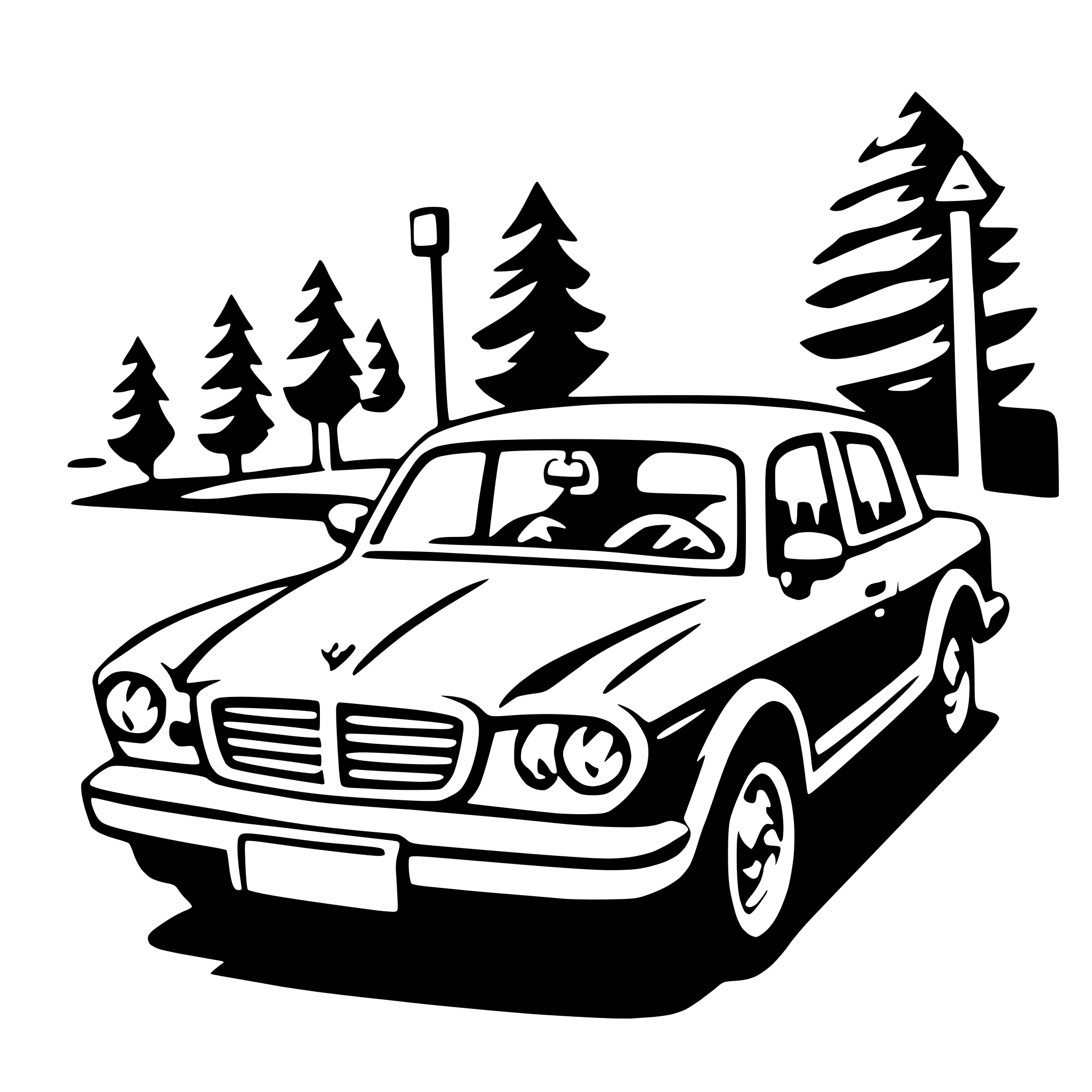 AI-generated SVG of 'full-size car'