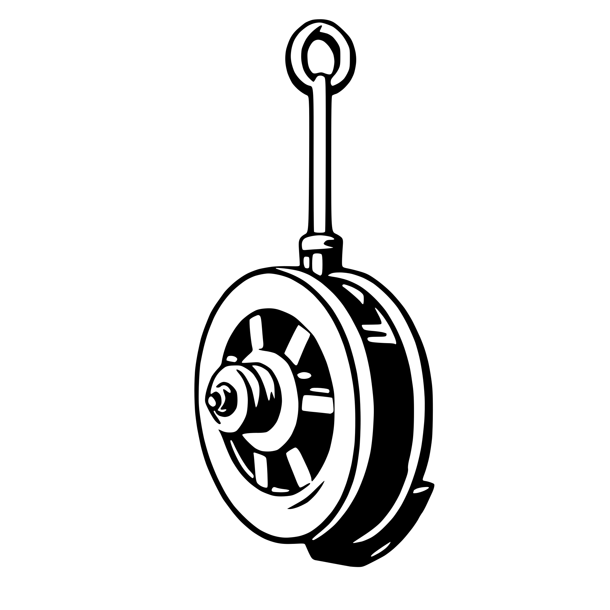 AI-generated SVG of a pulley