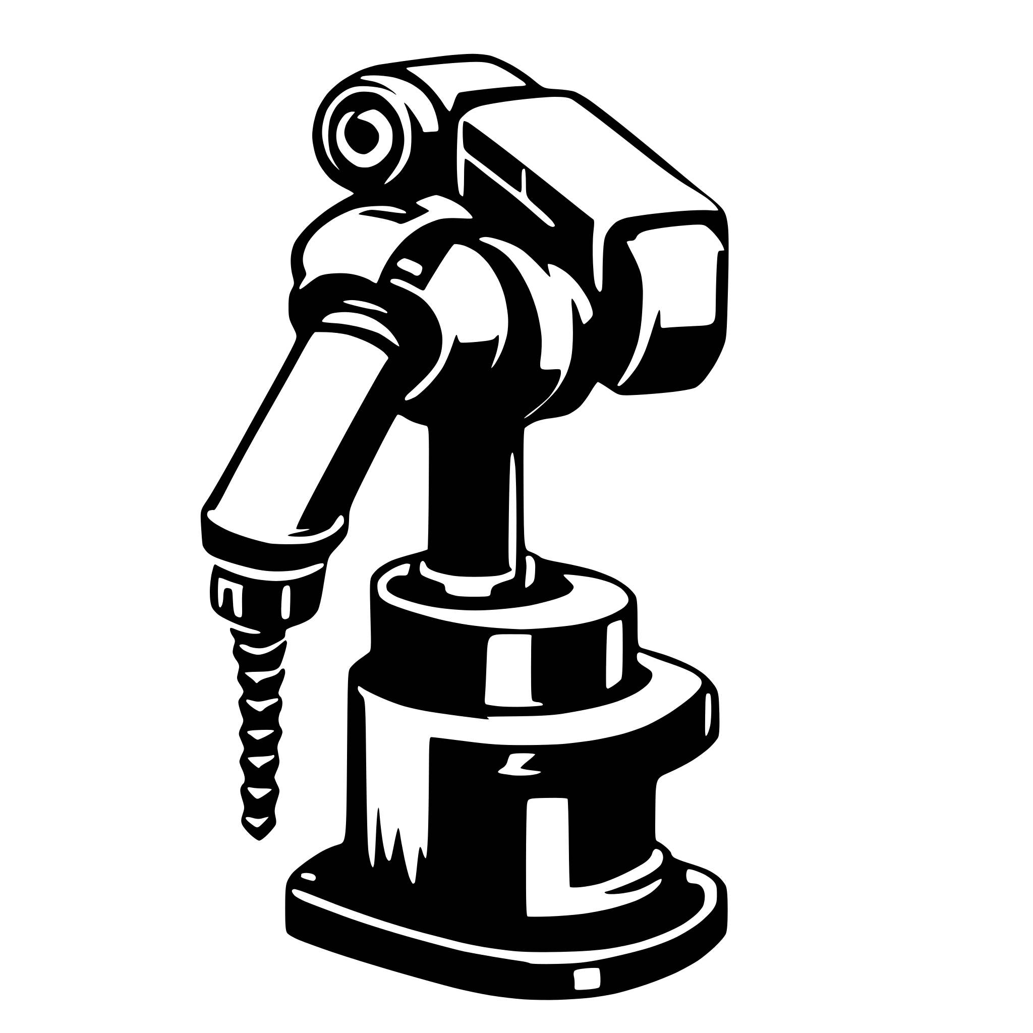 AI-generated SVG of 'robot arm'