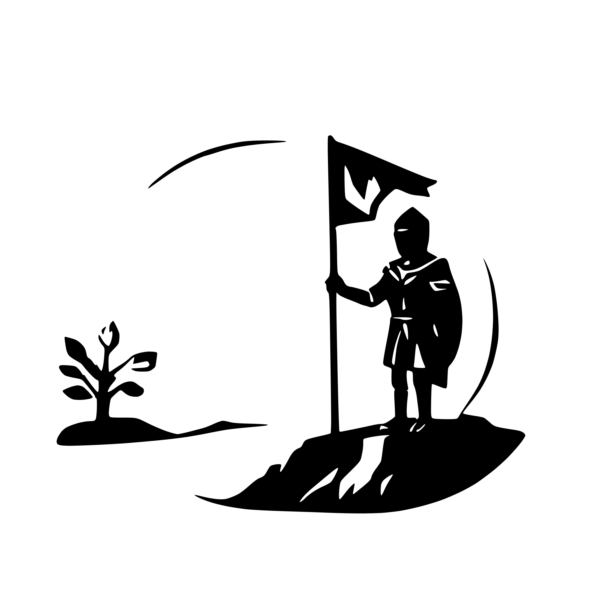 AI-generated SVG of a a knight on a hill holding a banner sunset AI-generated SVG of a a knight on a hill holding a banner sunset