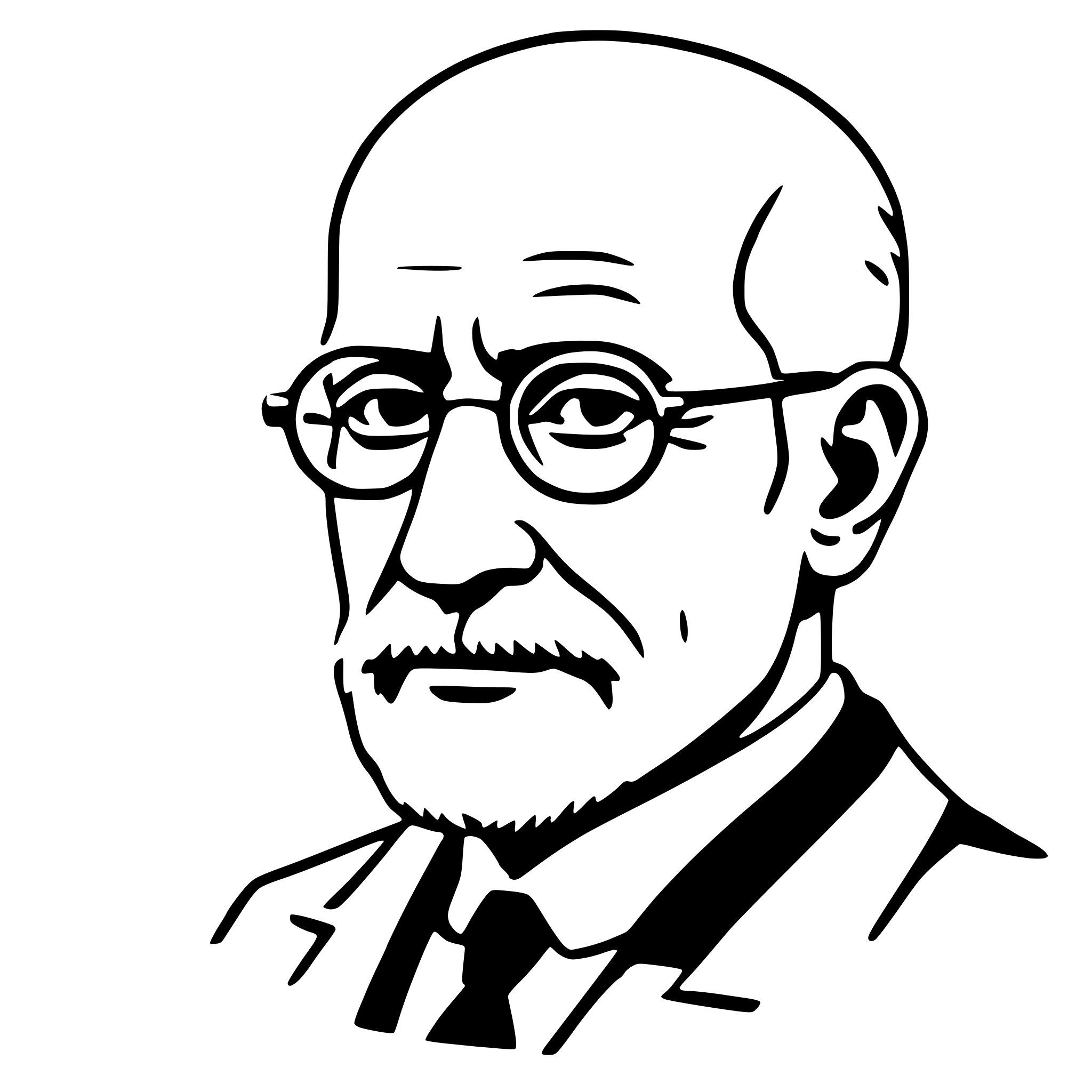 AI-generated SVG of a sigmund freud
