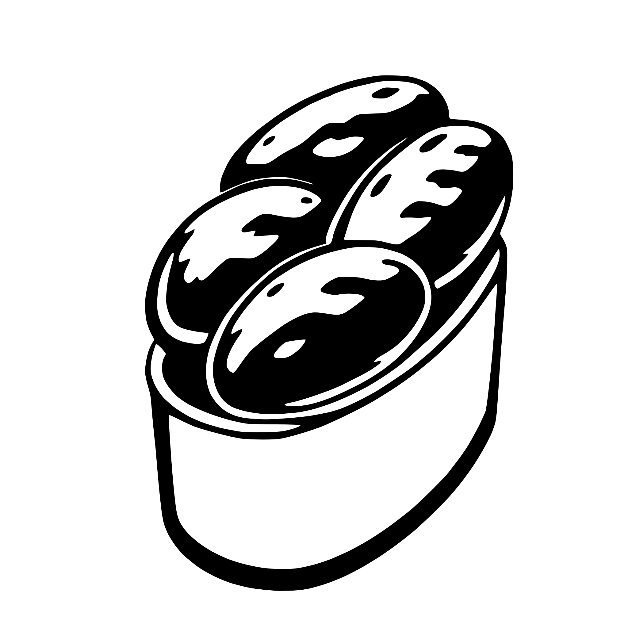 AI-generated SVG of a jelly bean