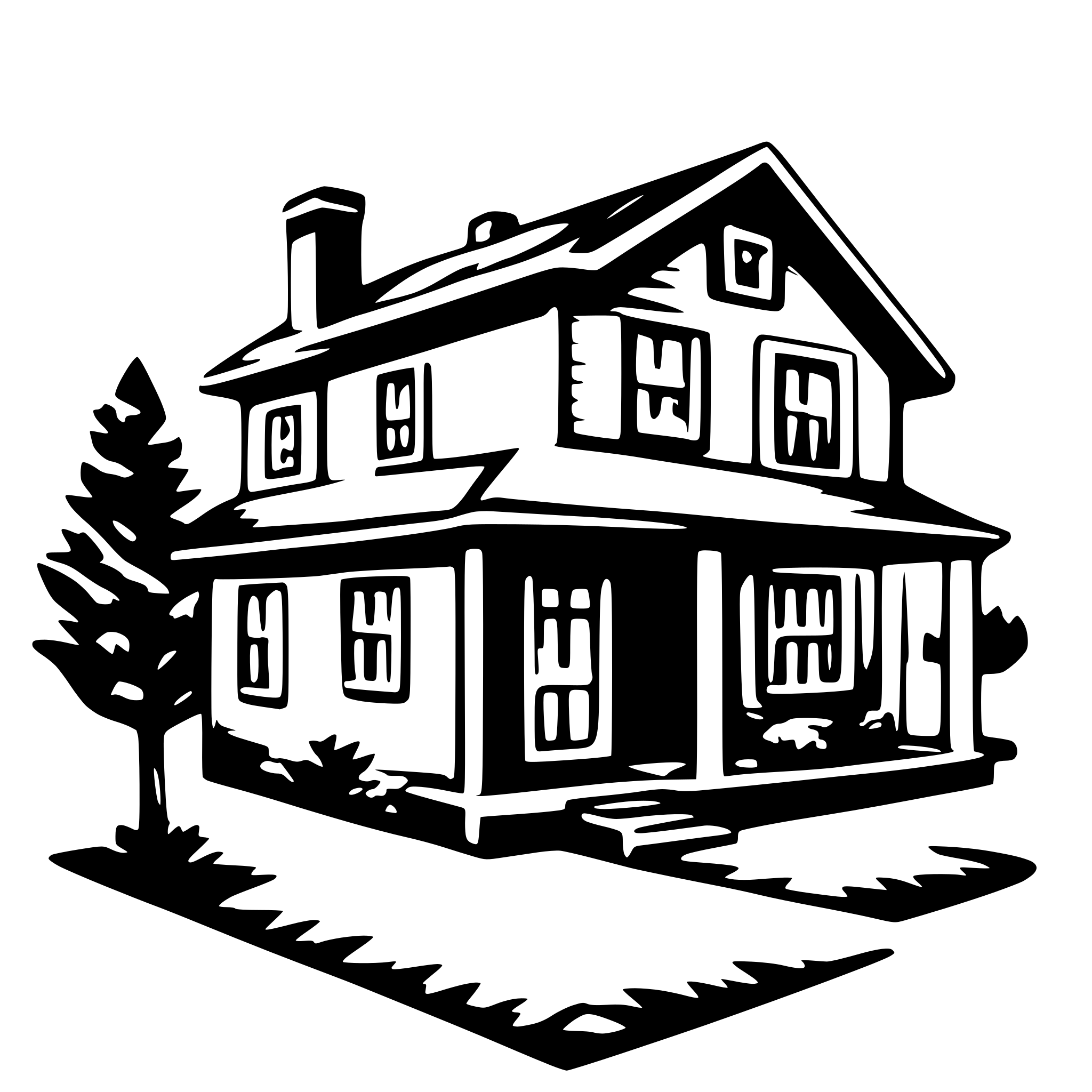 AI-generated SVG of 'house'