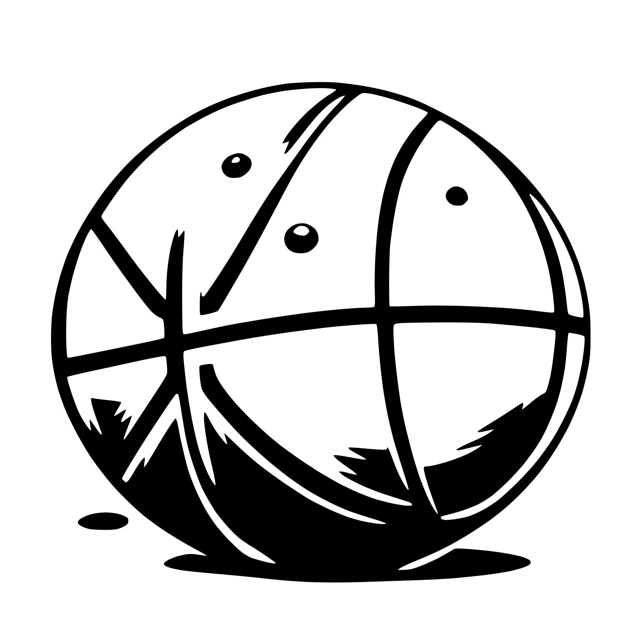 AI-generated SVG of a basketball