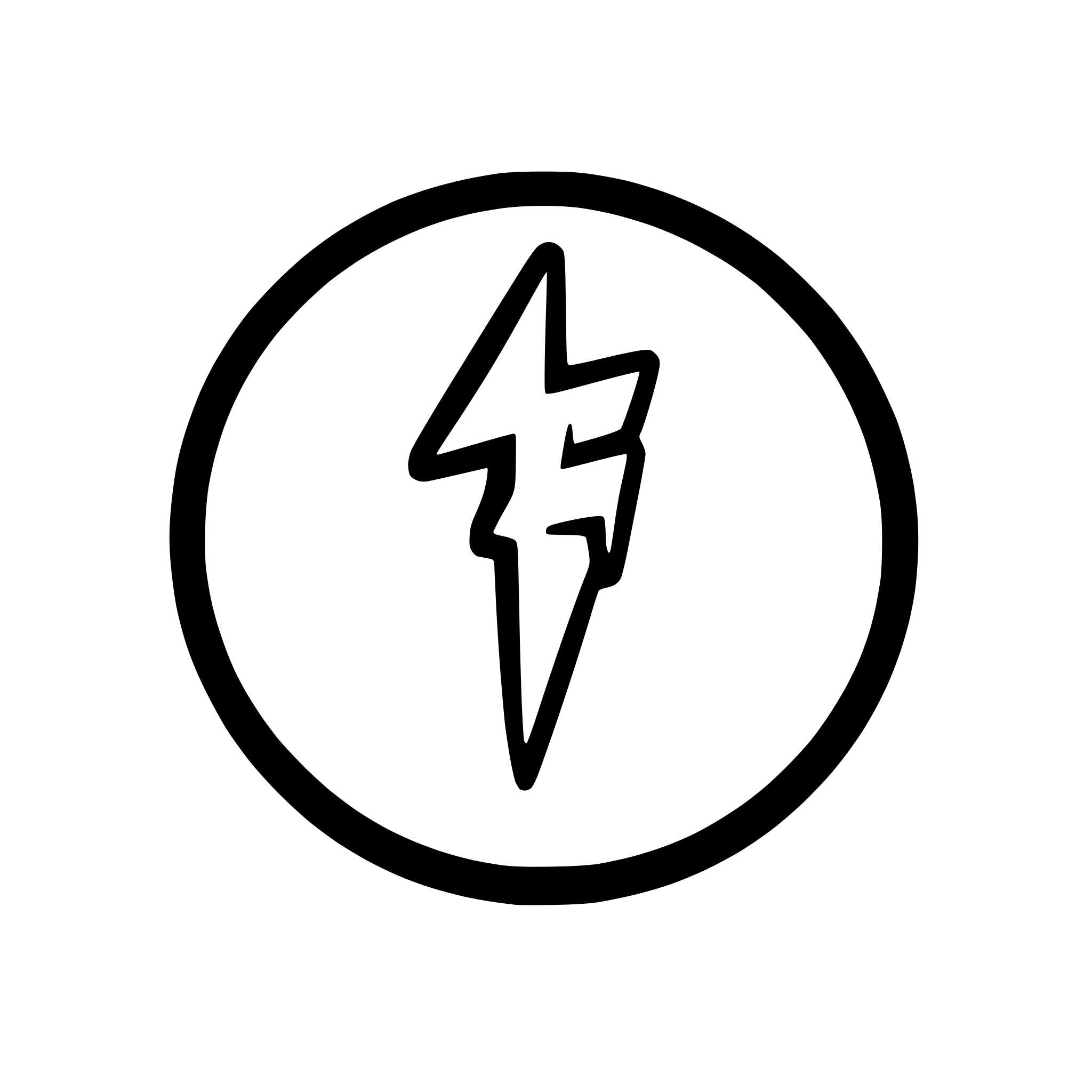 AI-generated SVG of a a simplistic icon of a lightning bolt, round corners, smooth outline, clean