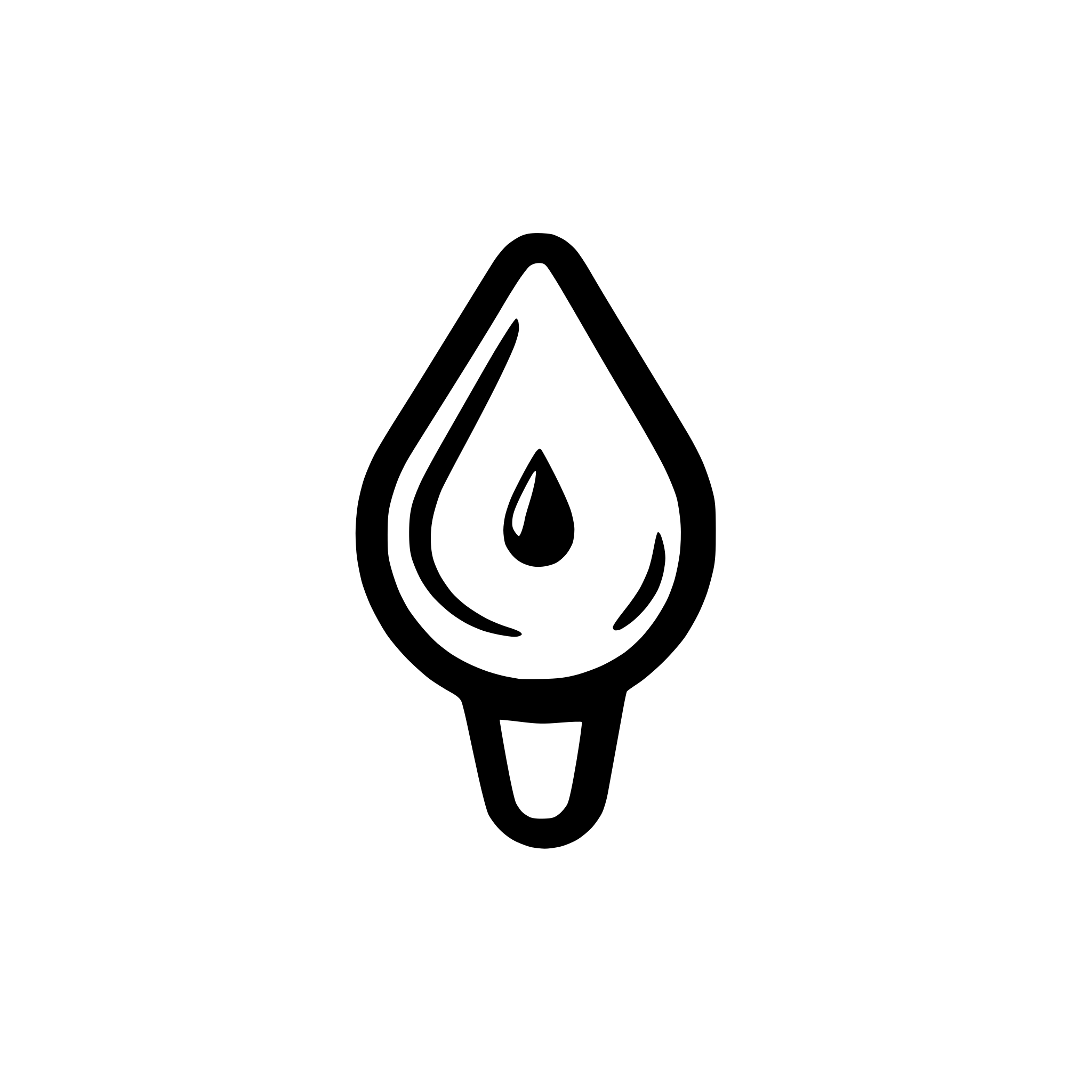 AI-generated SVG of 'drop pin icon'