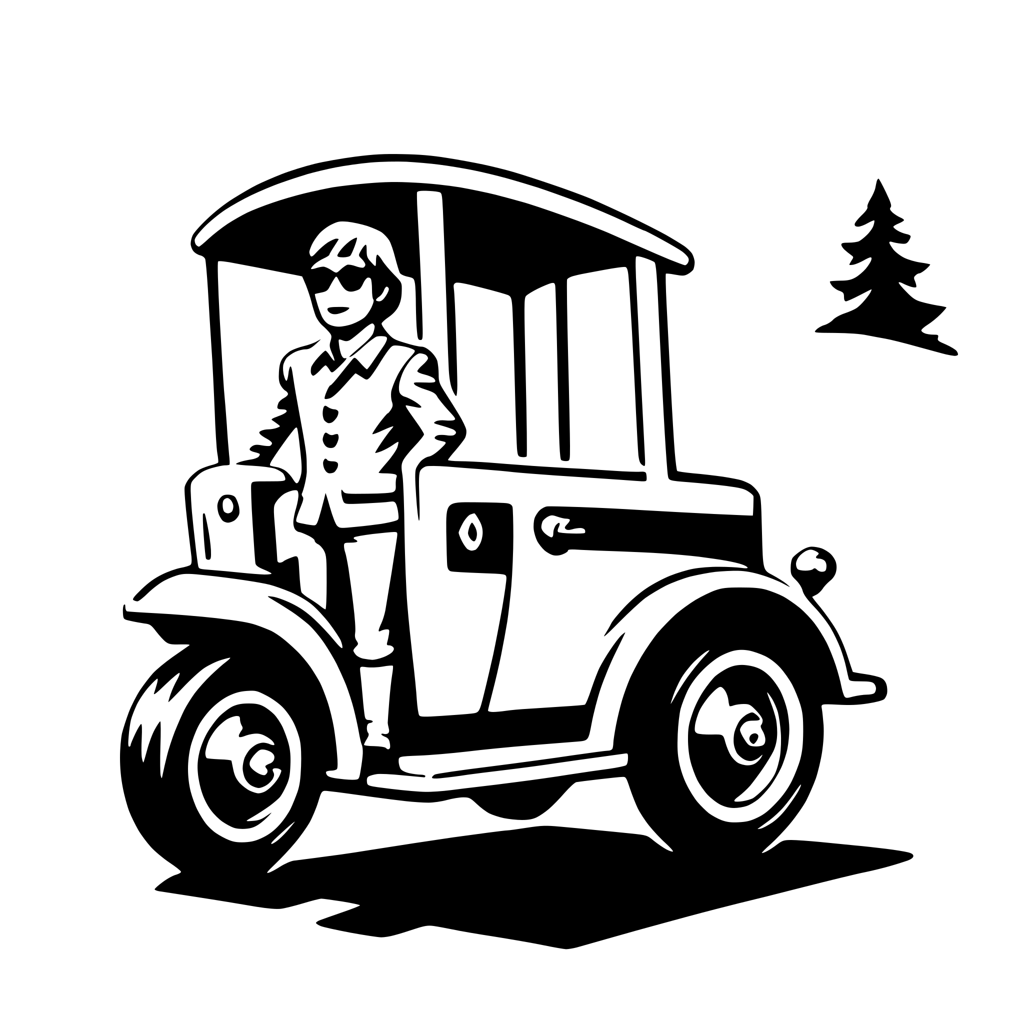 AI-generated SVG of a coach