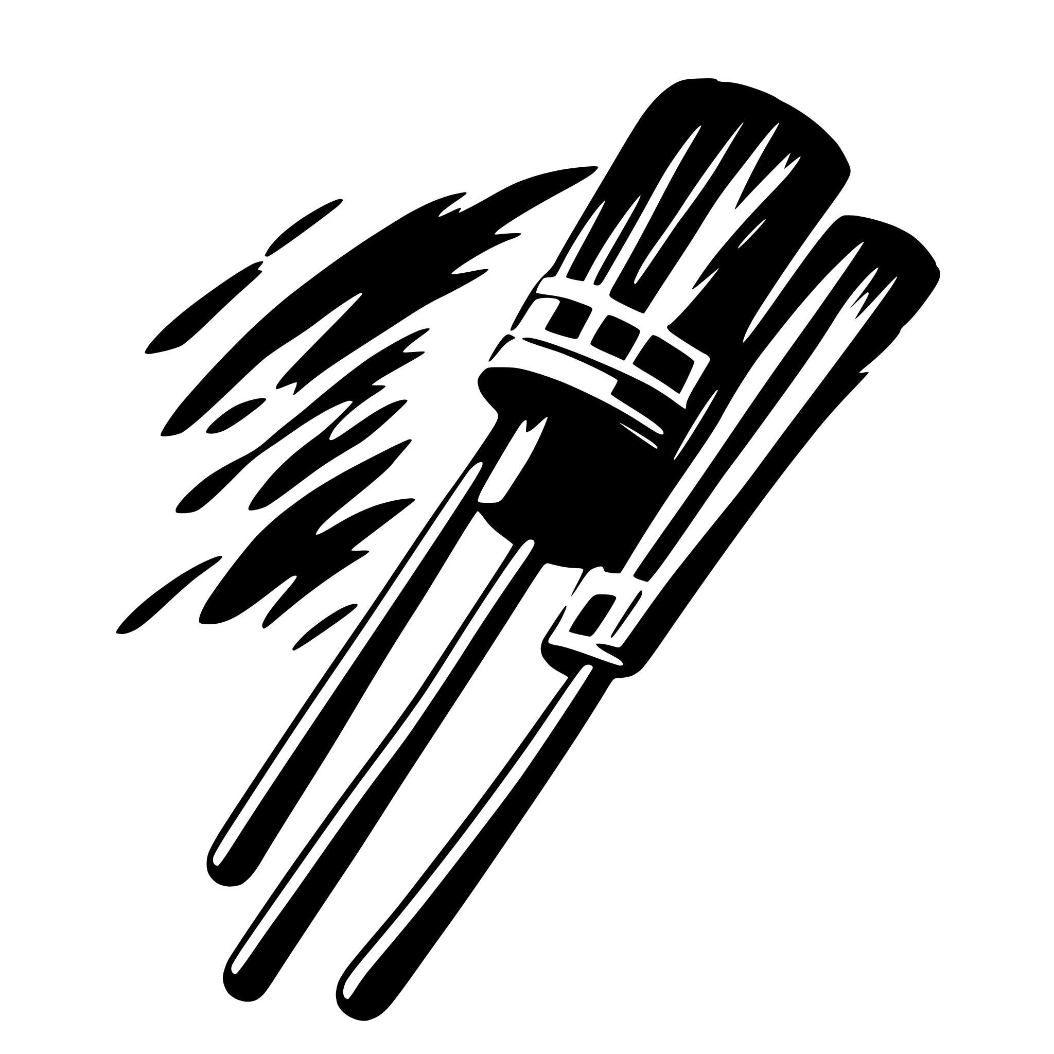 AI-generated SVG of 'brush red blue yellow'