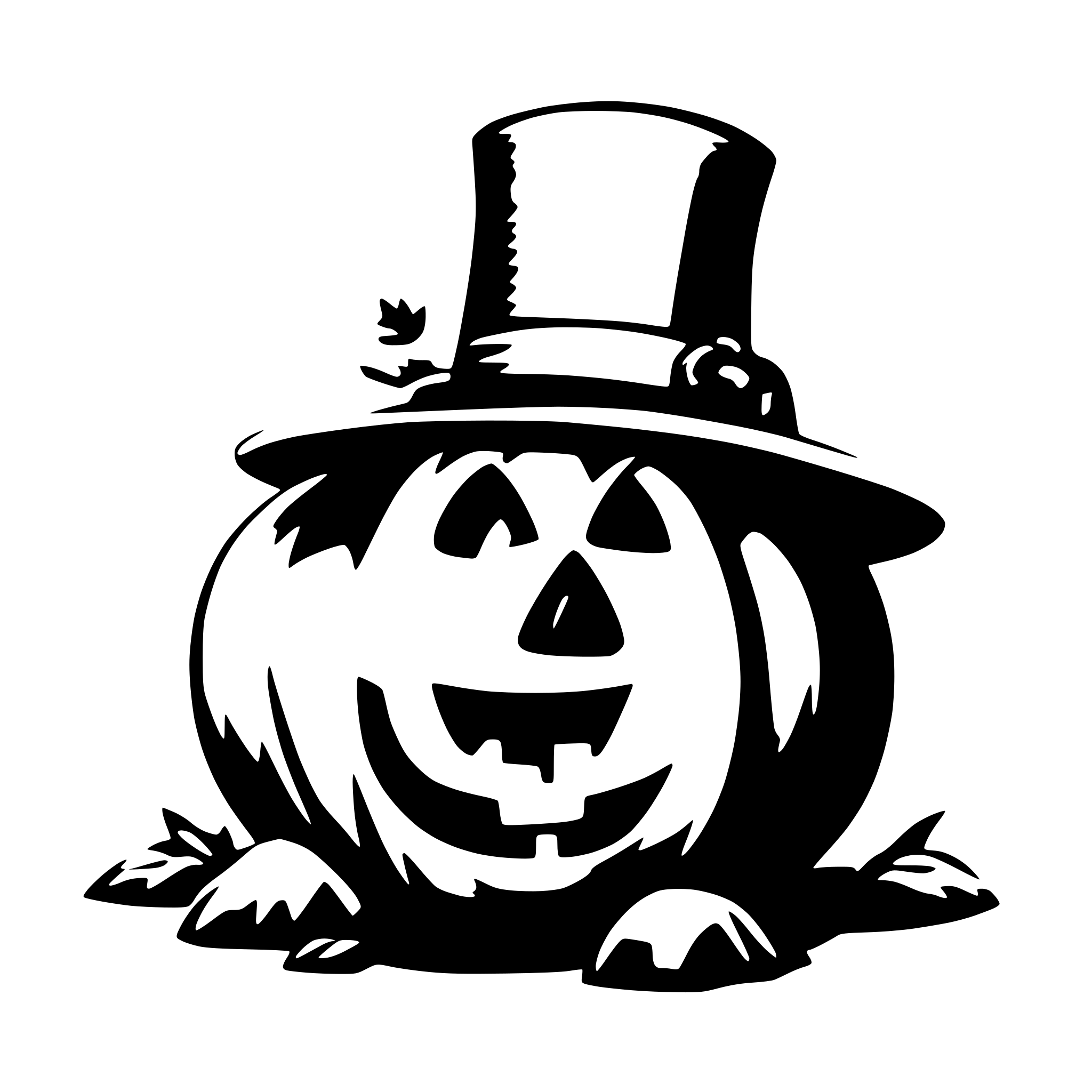 AI-generated SVG of a halloween