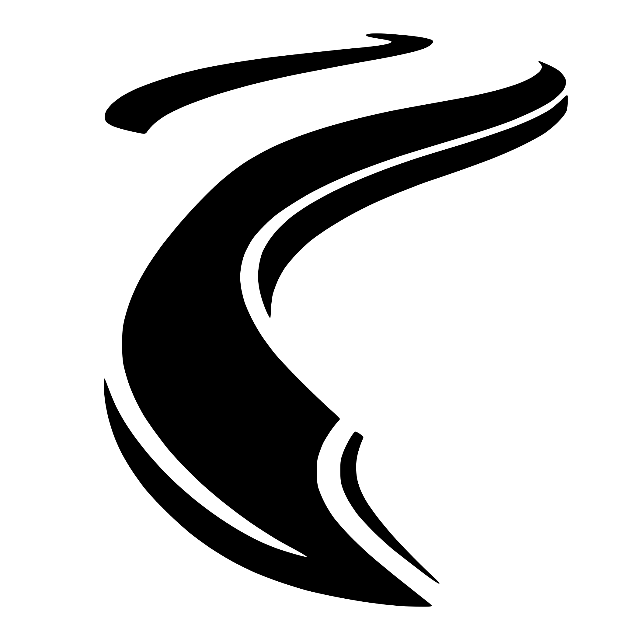 AI-generated SVG of a a simple curve line