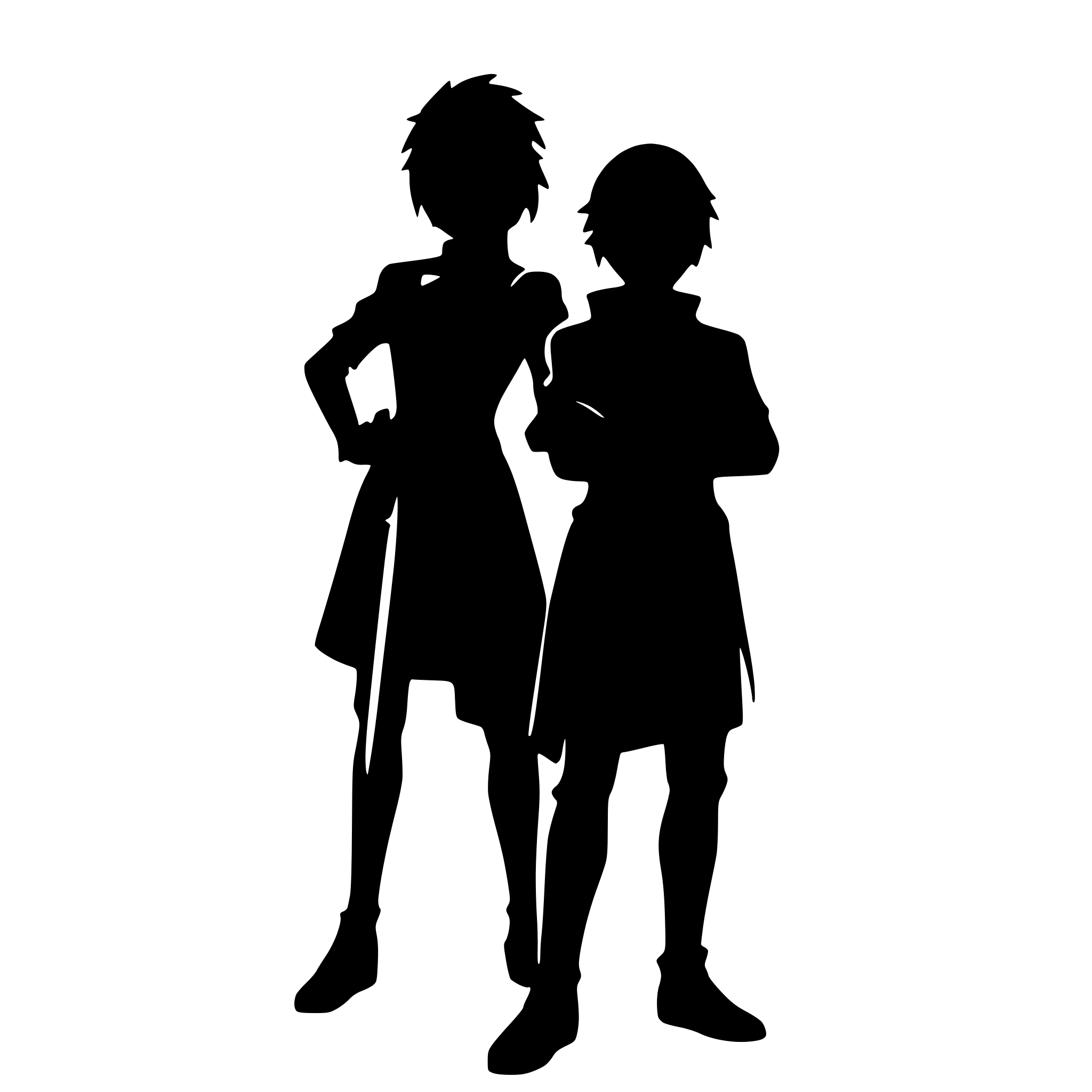 AI-generated SVG of a duelists