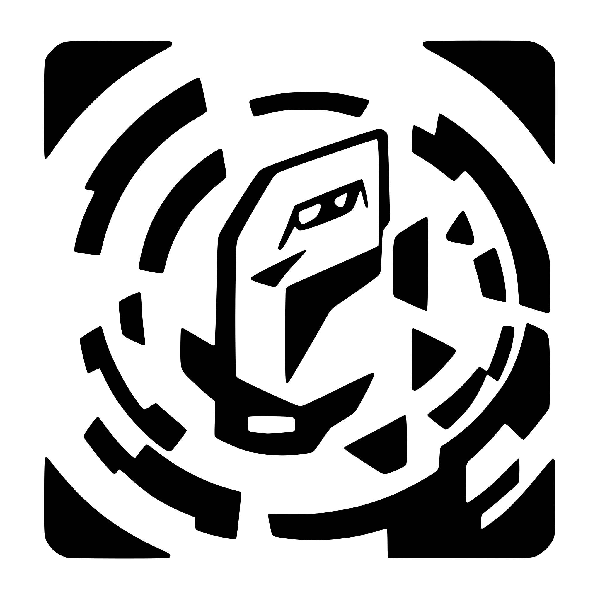 AI-generated SVG of a griffin brutalist