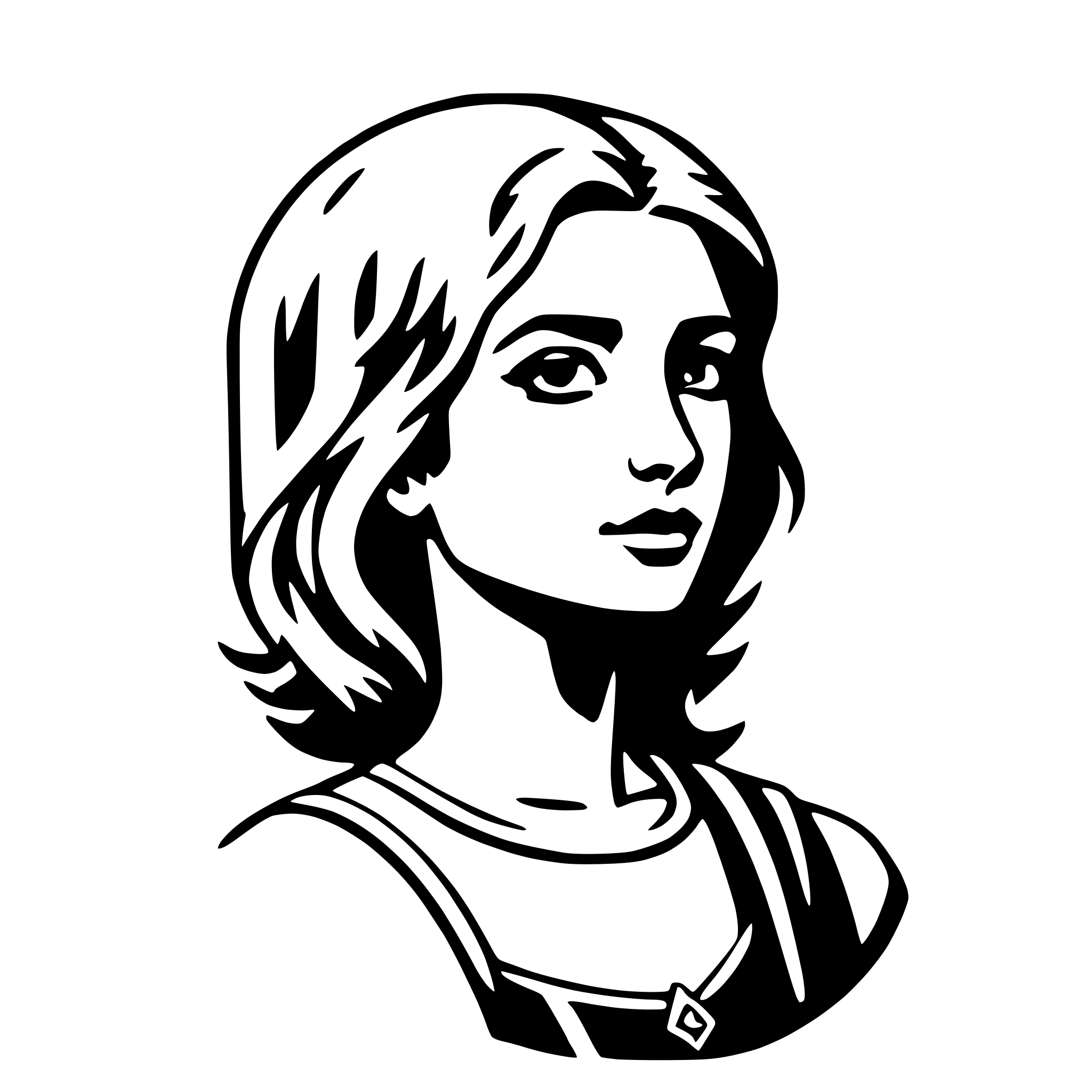 AI-generated SVG of a artemis