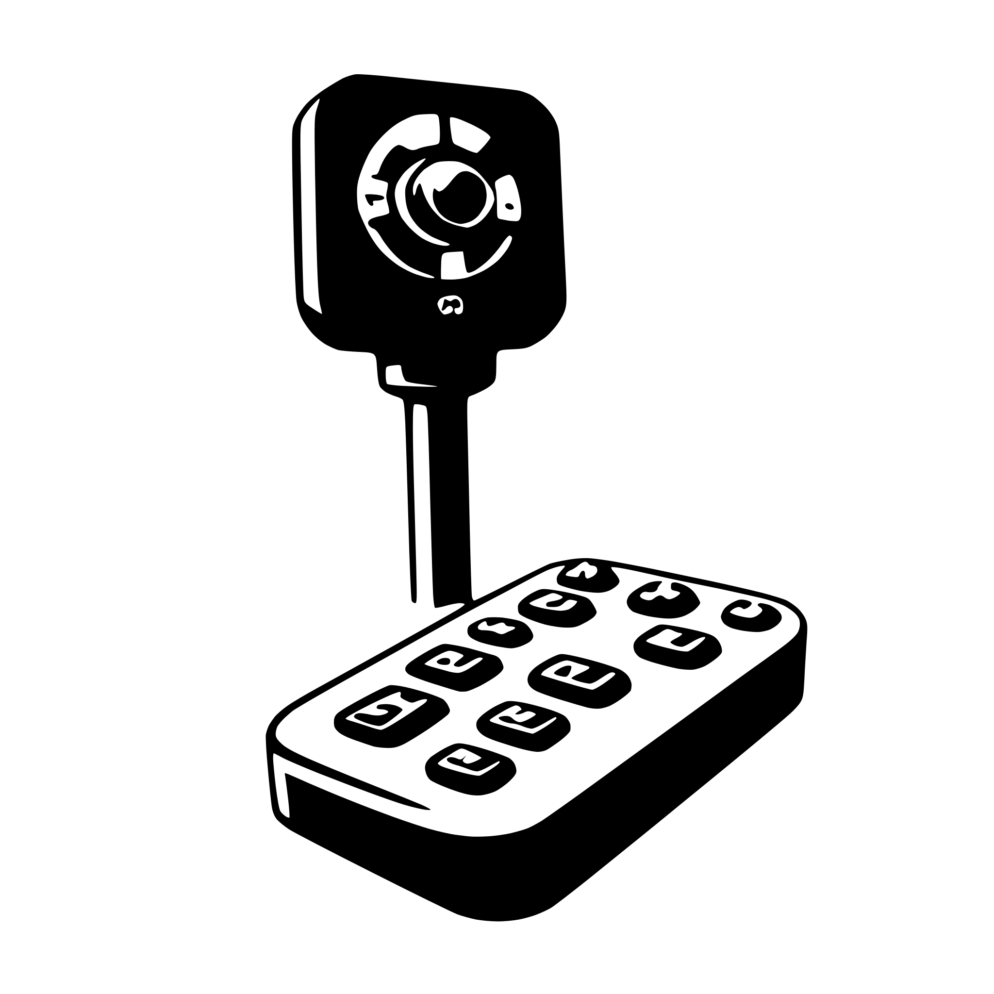 AI-generated SVG of 'remote'
